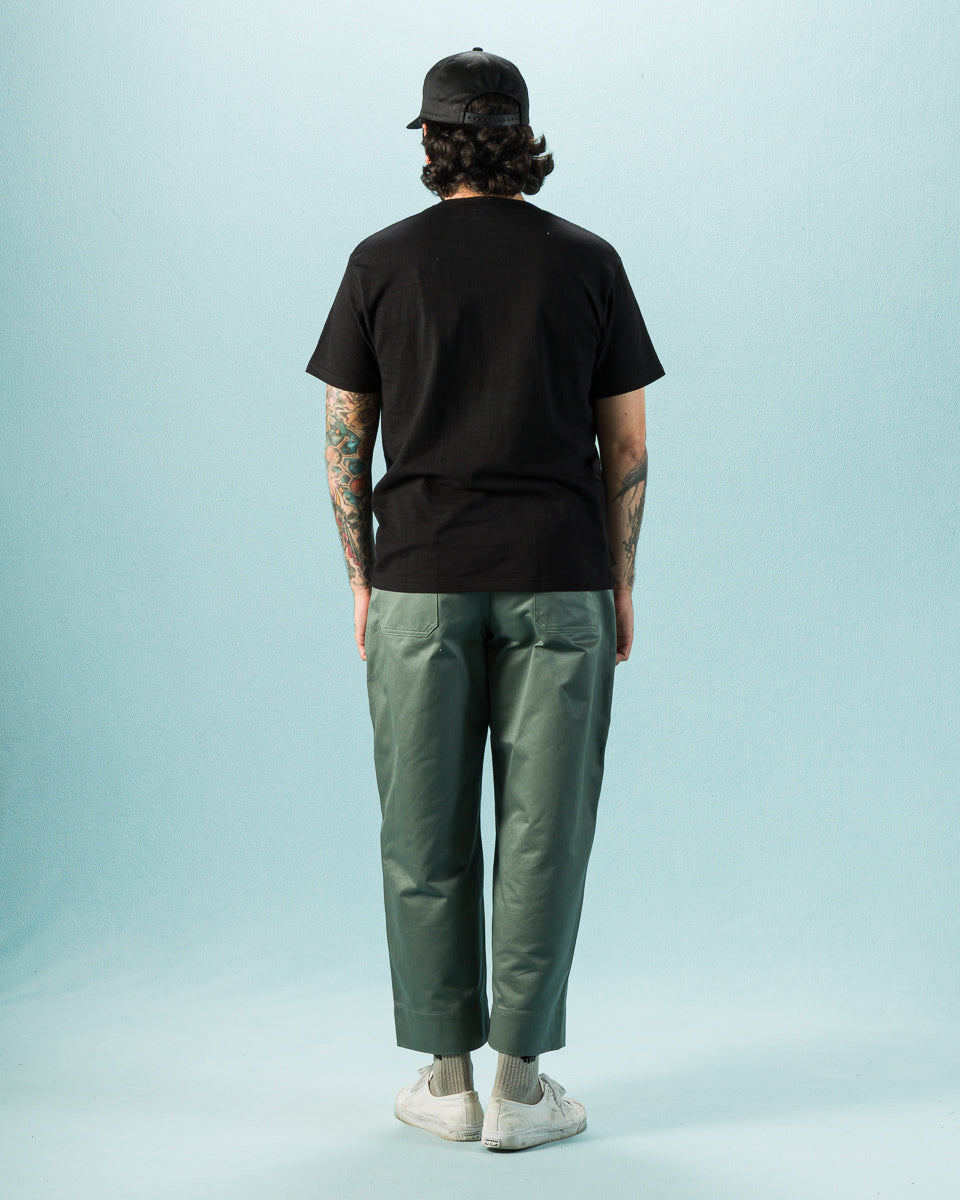 The Real McCoy's Loopwheeled Athletic Tee - Black - Standard & Strange