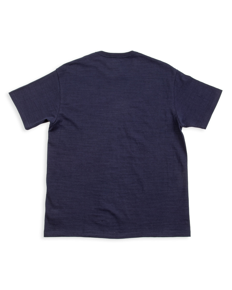 The Real McCoy's Loopwheeled Athletic Tee - Navy - Standard & Strange