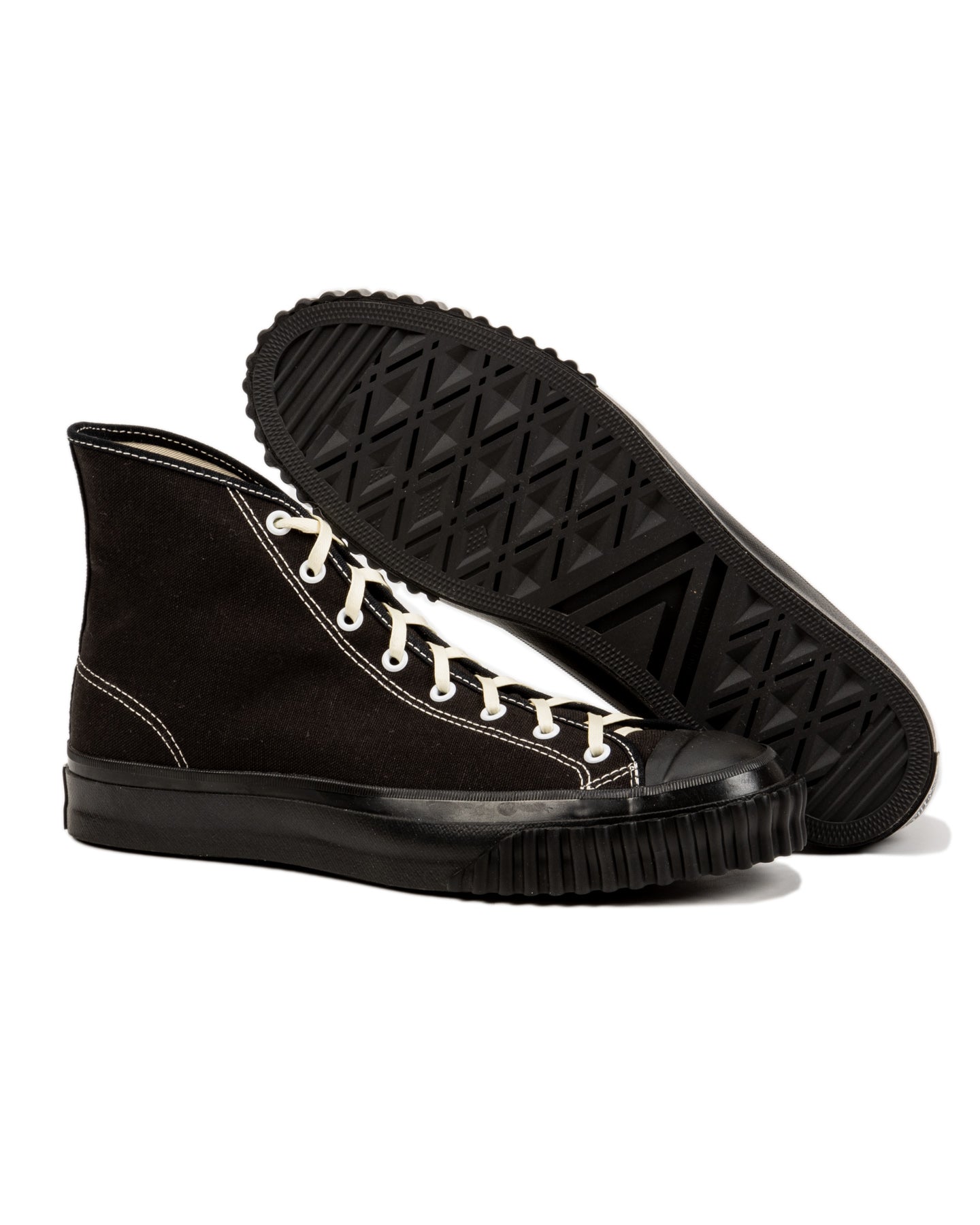Military Canvas Training Shoes - Black