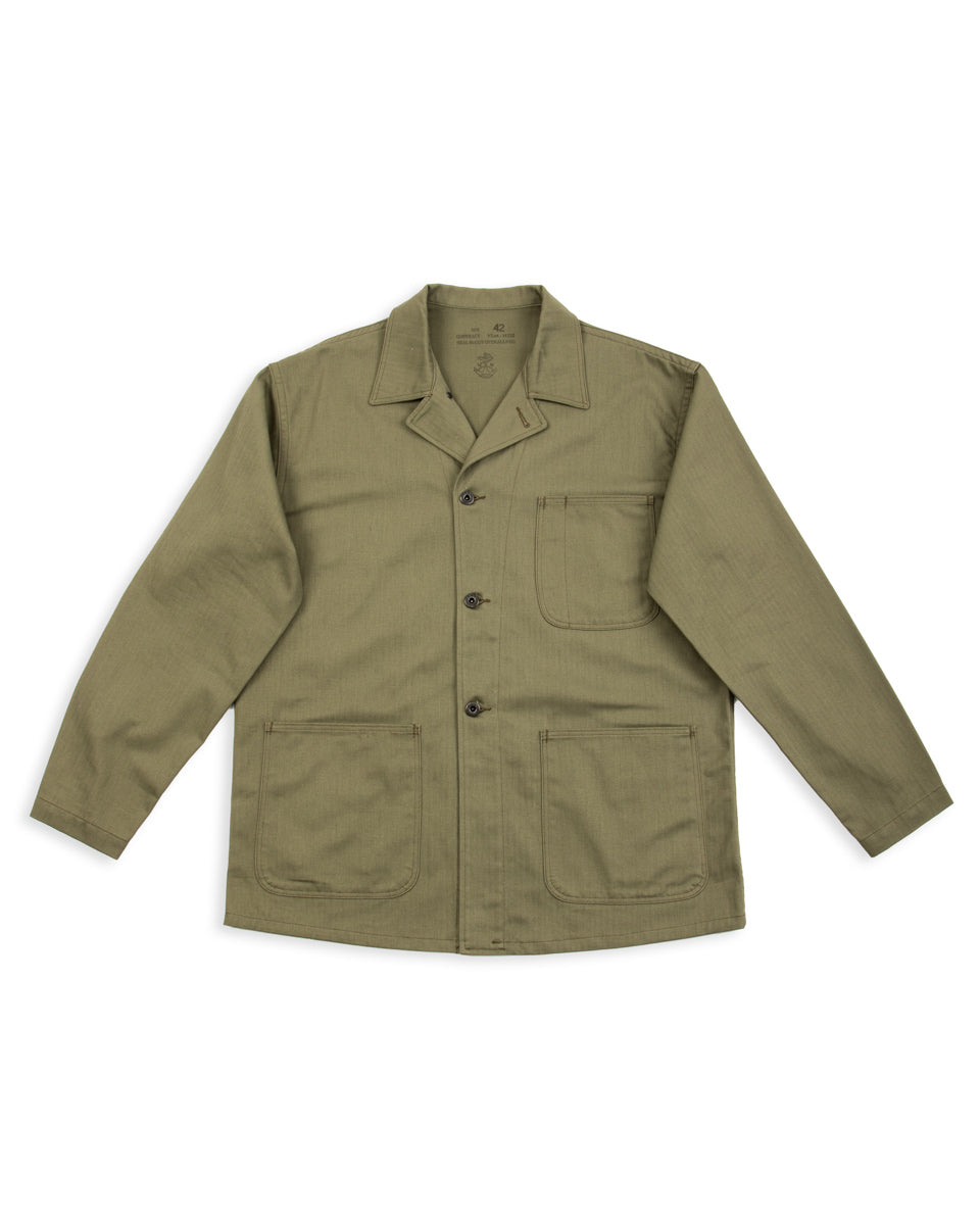 The Real McCoy's N-3 Utility Jacket (Model 220)- Olive - Standard & Strange