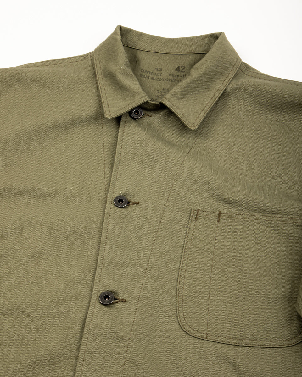 The Real McCoy's N-3 Utility Jacket (Model 220)- Olive - Standard & Strange