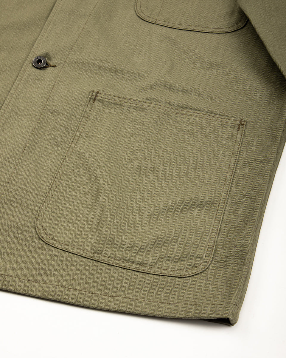 The Real McCoy's N-3 Utility Jacket (Model 220)- Olive - Standard & Strange