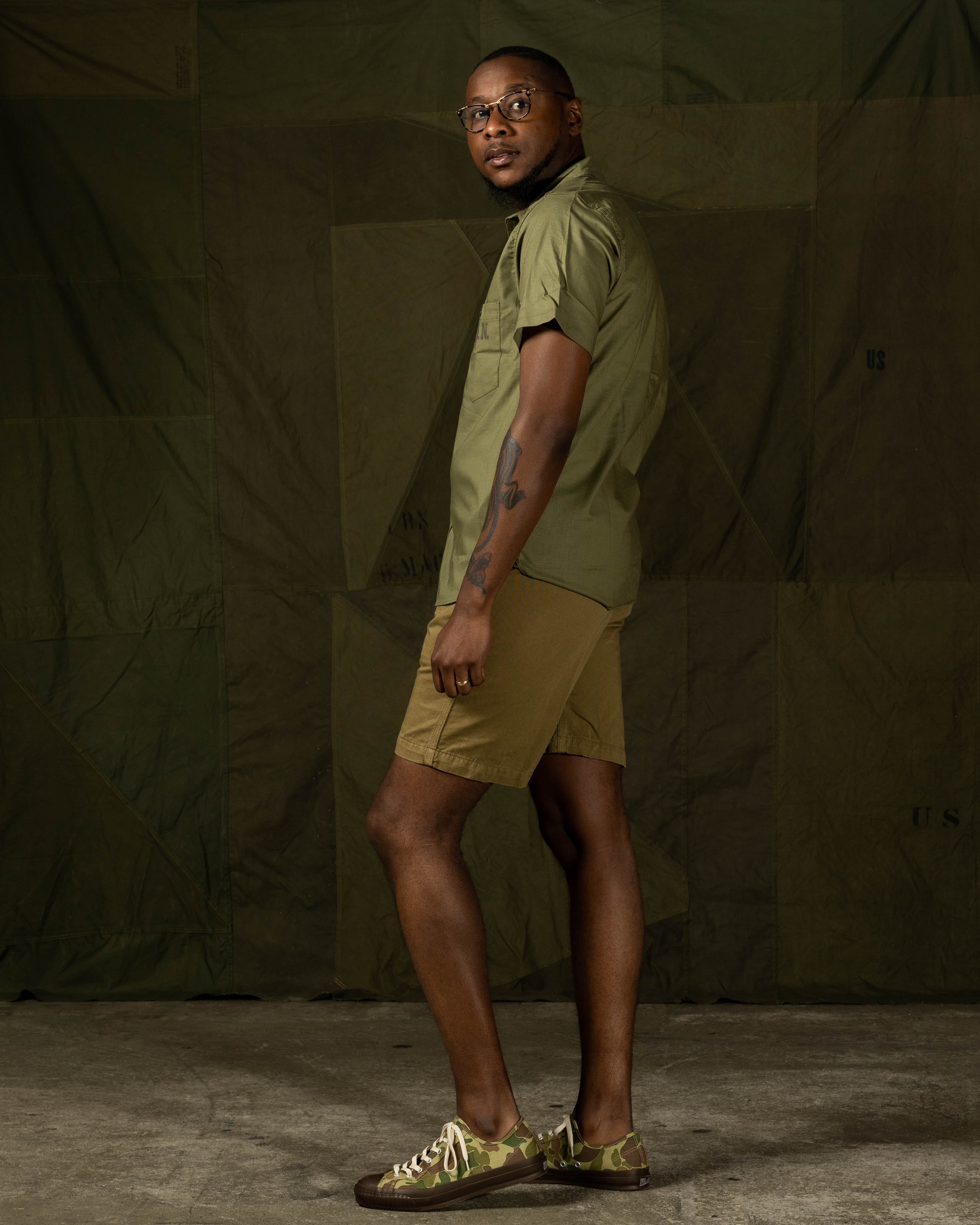 The Real McCoy's N-3 Utility Shirt S/S - Standard & Strange