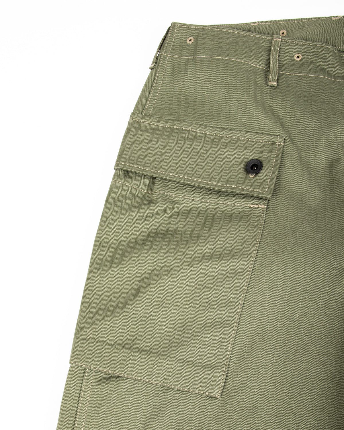 The Real McCoy's P-44 Utility Trousers - Sage Green - Standard & Strange