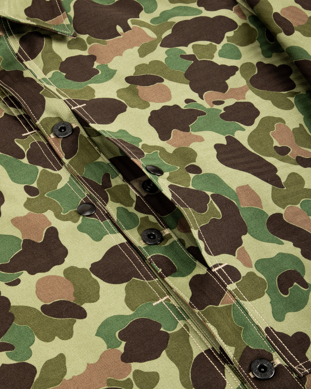 The Real McCoy's P1944 Reversible Frogskin Camouflage Coat - Green - Standard & Strange