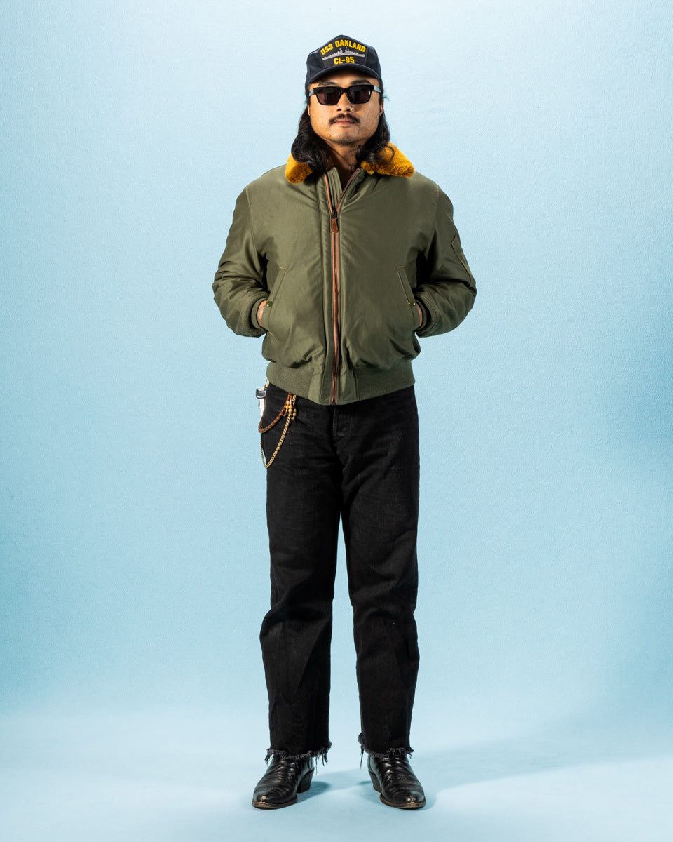 The Real McCoy's Type B-15 Real McCoy MFG. Co. - Olive - Standard & Strange