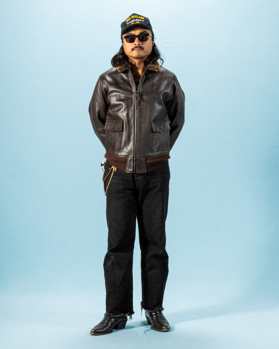 The Real McCoy's Type G-1 Real McCoy MFG. Co. / 55J14 - Brown 40 - Standard & Strange