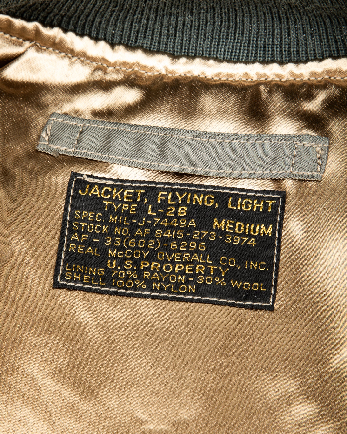 Type L-2B Real McCoy MFG. CO. - Sage Green