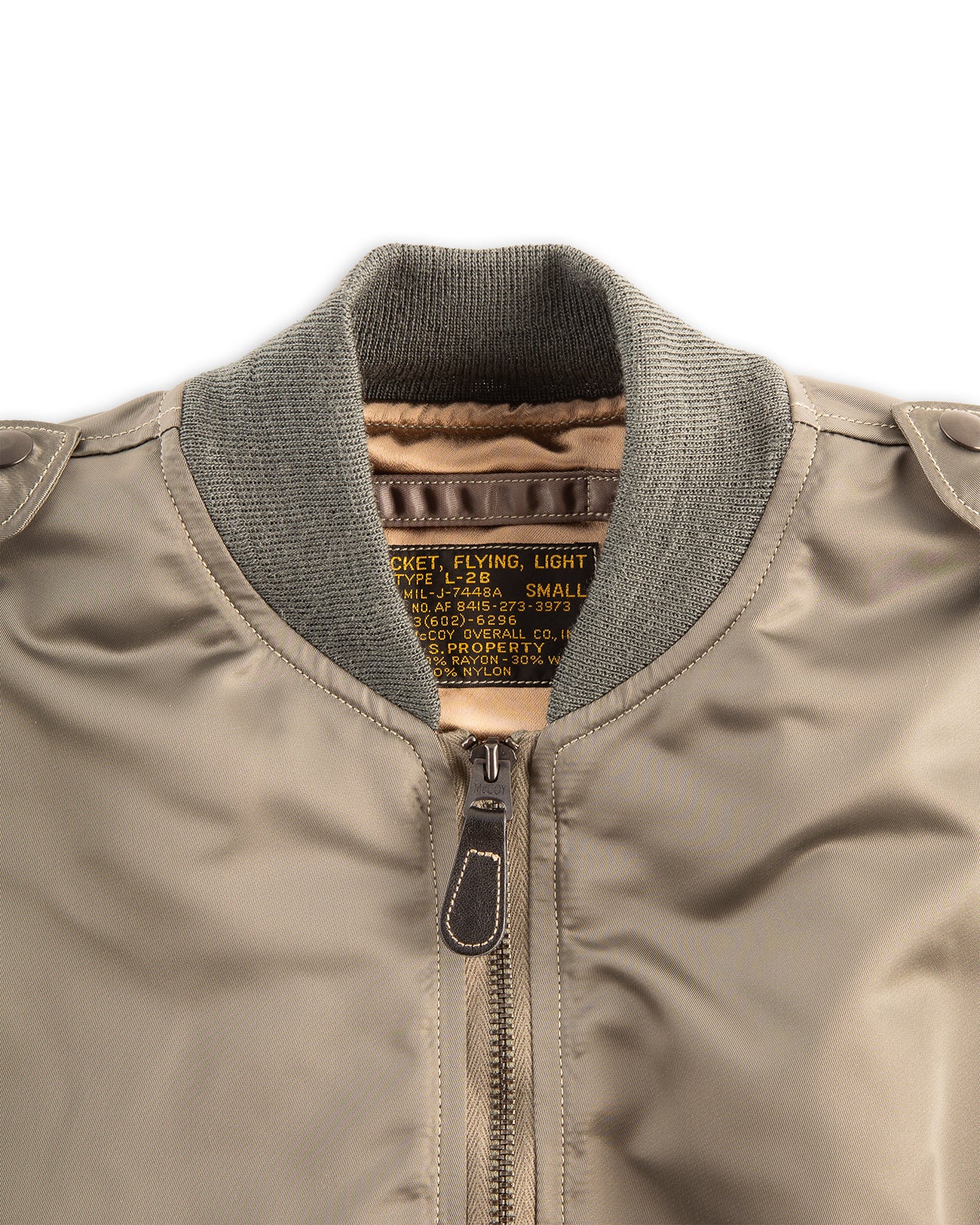 The Real McCoy's Type L-2B Real McCoy MFG. CO. - Sage Green - Standard & Strange