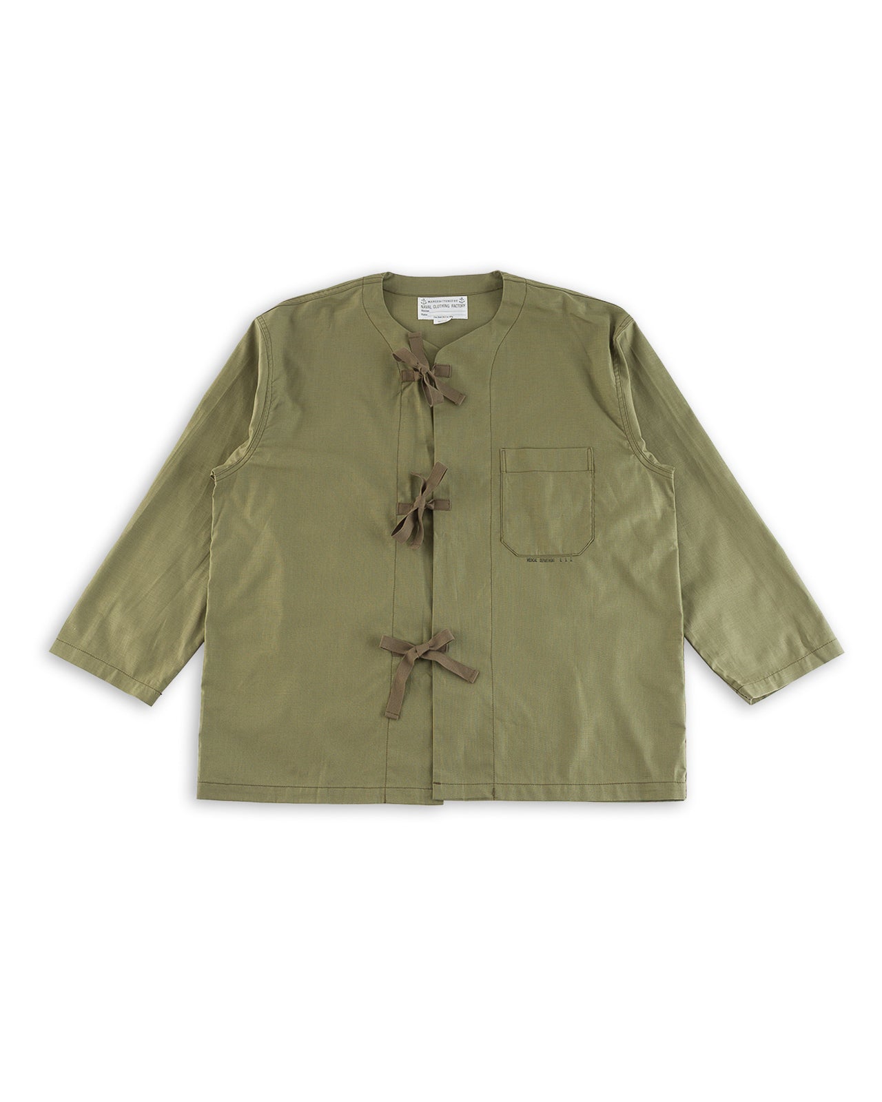 The Real McCoy's USN Medical Department Sleeping Shirt - Olive - Standard & Strange
