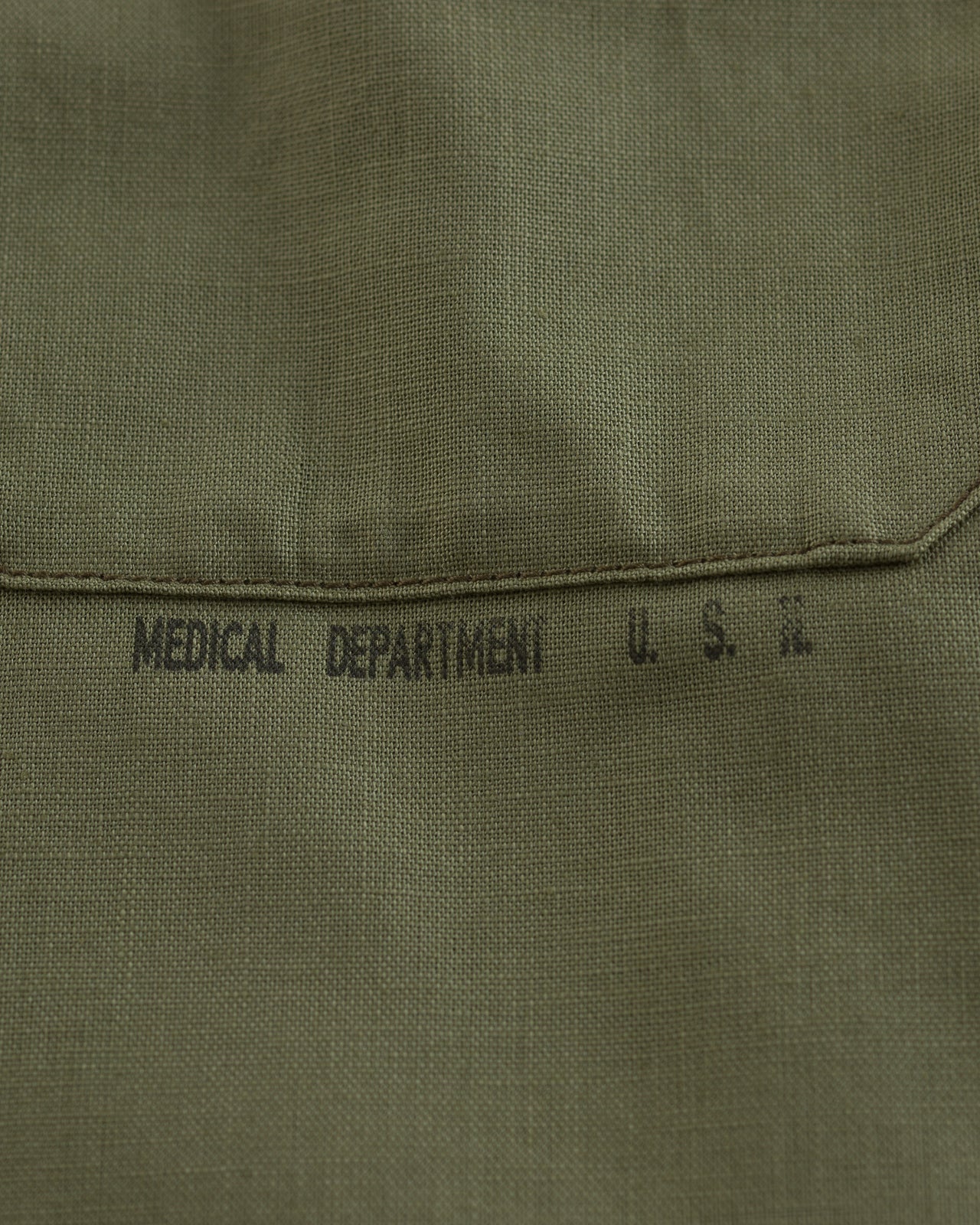 The Real McCoy's USN Medical Department Sleeping Shirt - Olive - Standard & Strange