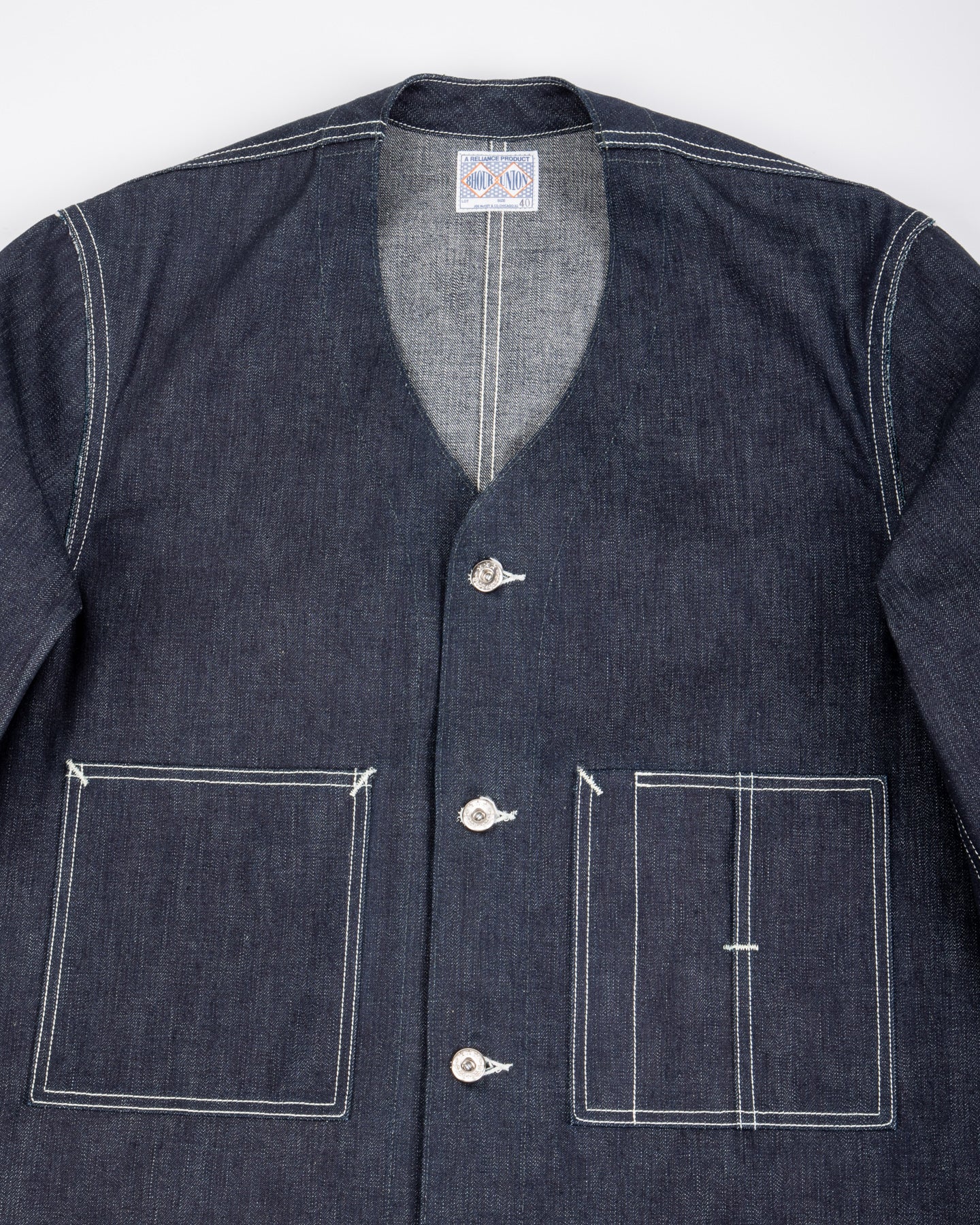 WWII Denim Engineer Coat - Indigo