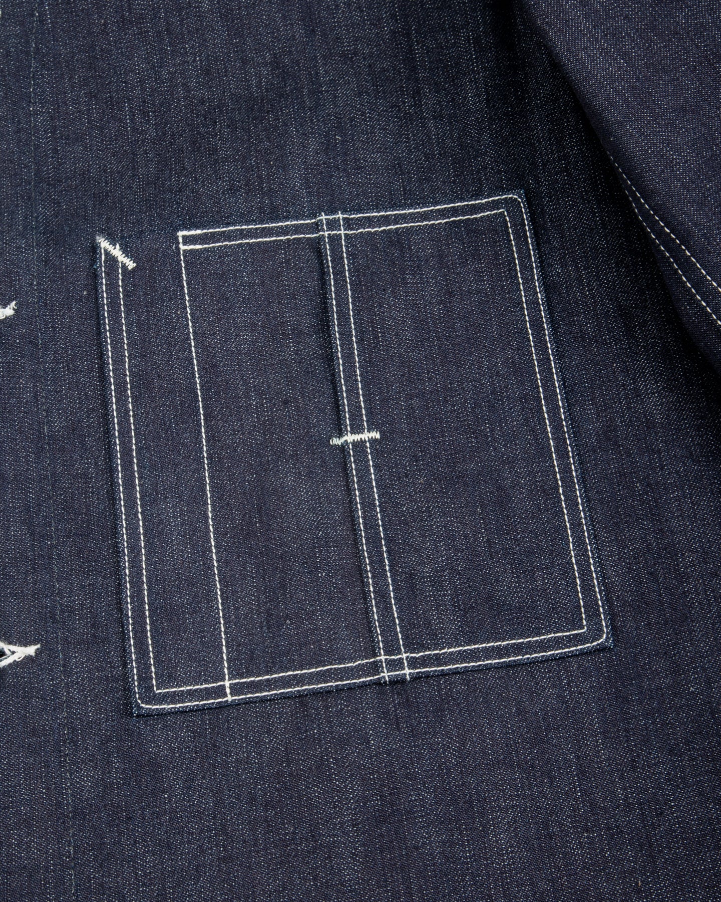WWII Denim Engineer Coat - Indigo