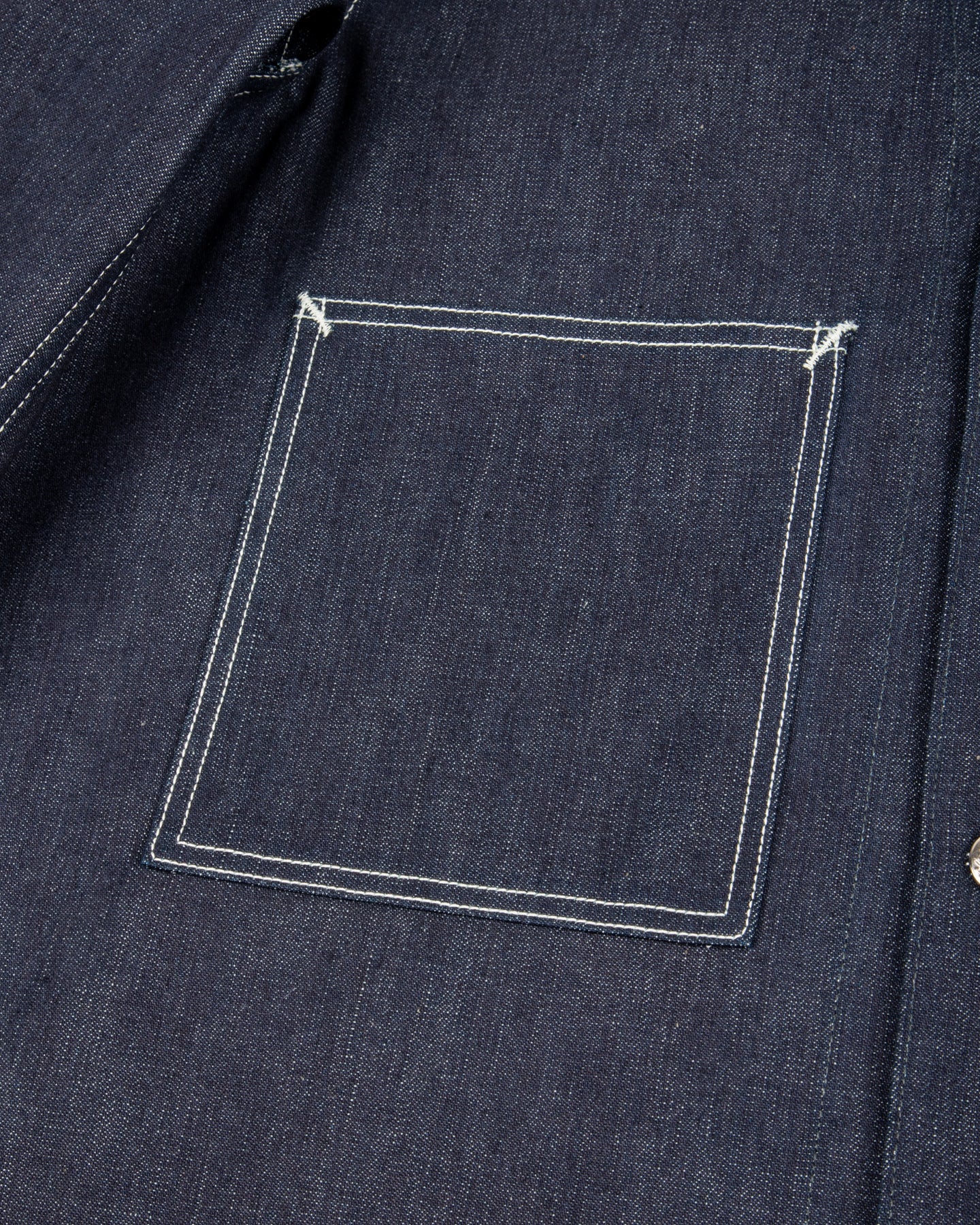 WWII Denim Engineer Coat - Indigo