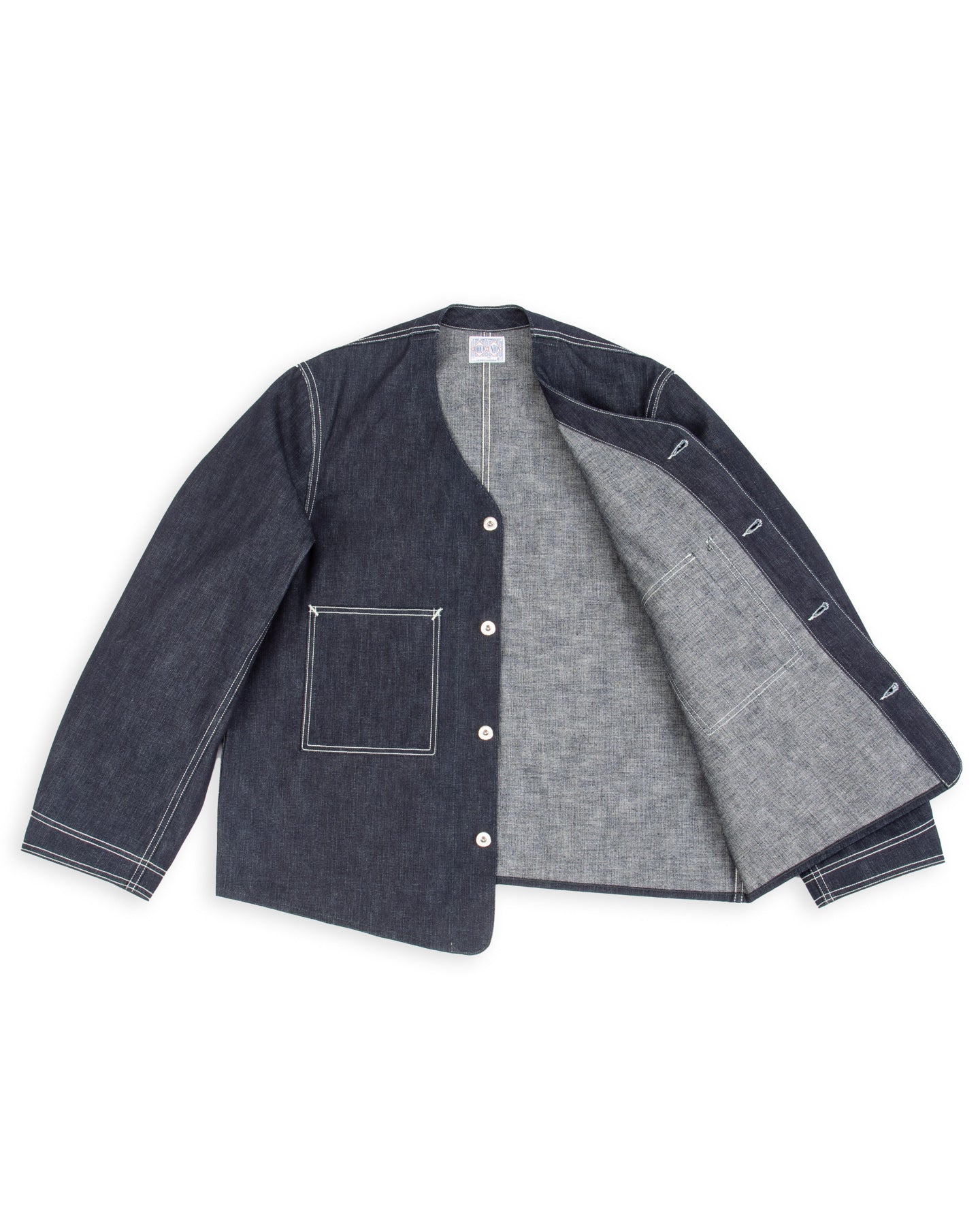 WWII Denim Engineer Coat - Indigo
