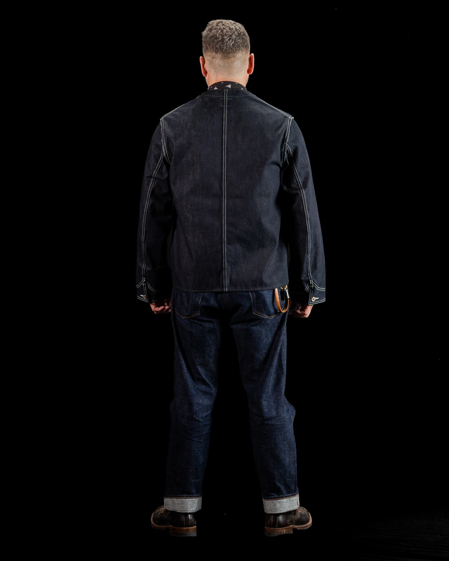 WWII Denim Engineer Coat - Indigo