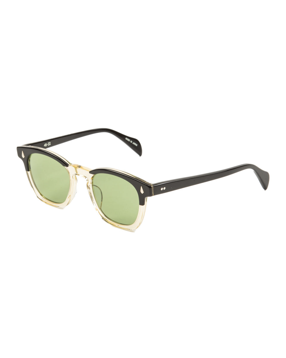 The Real McCoy's Wellington Sun Glasses - Black/White - Standard & Strange