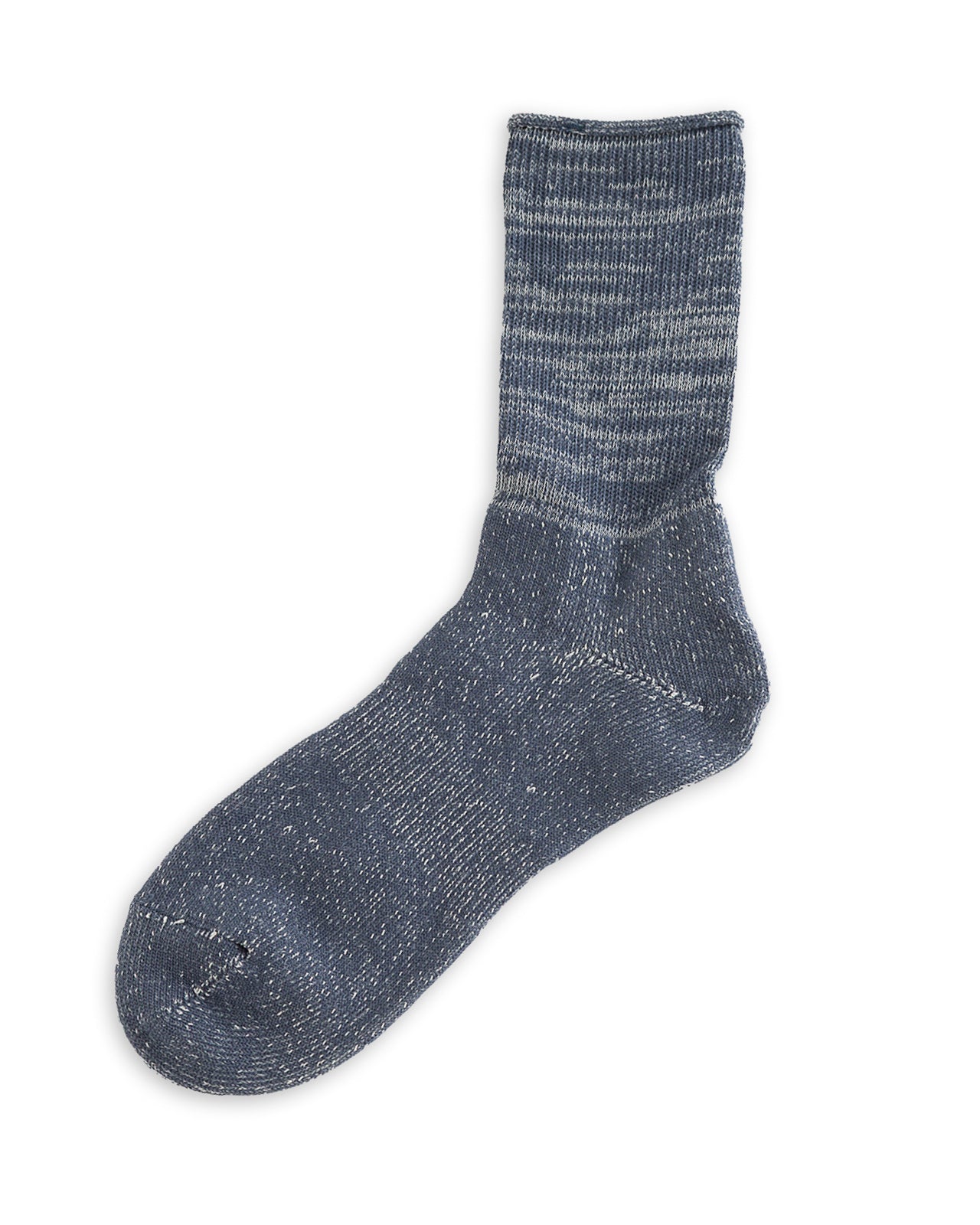 RoToTo Washi Pile Crew Socks - Slate Blue - Standard & Strange