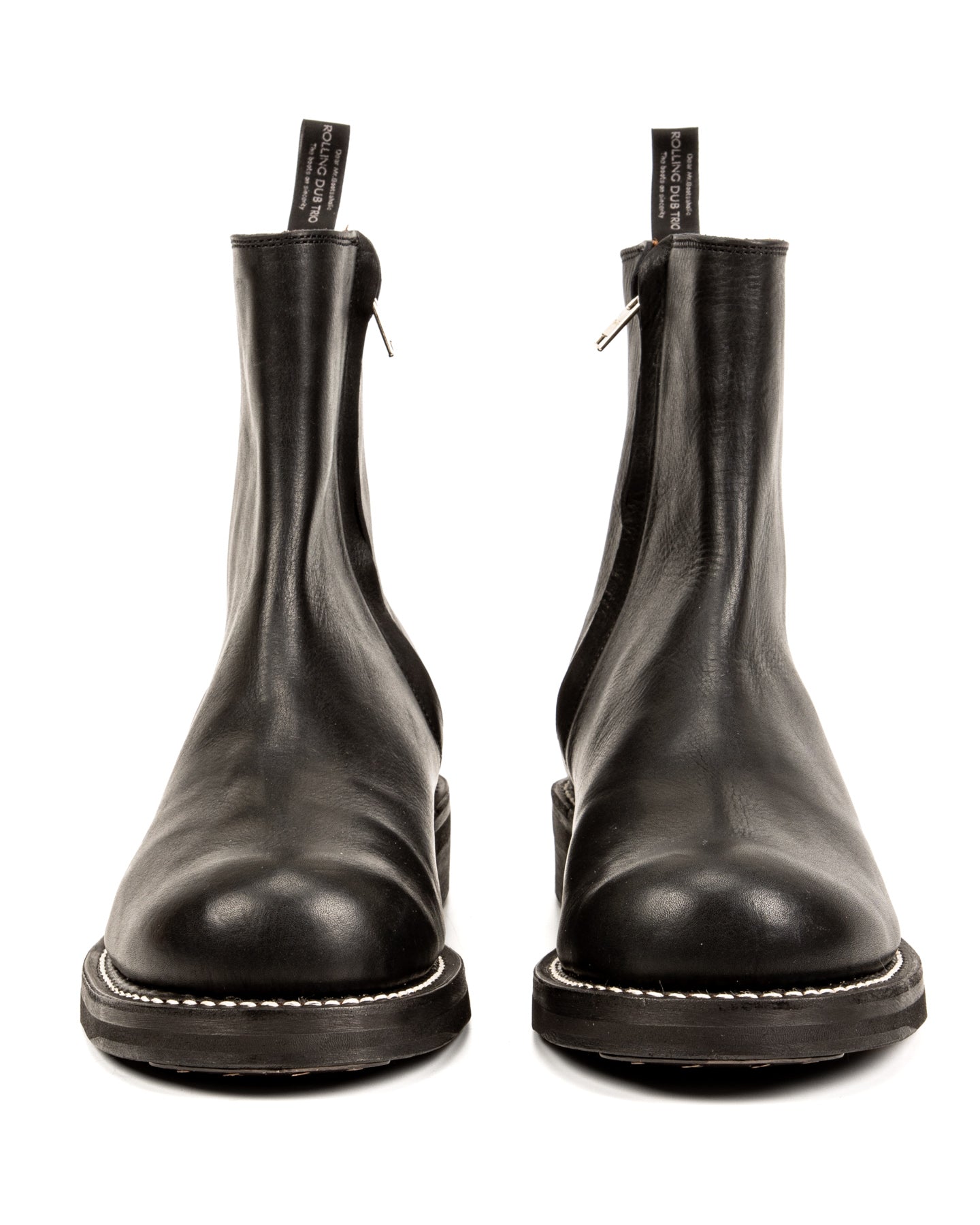 Casper Side Zip Boot - Black Kobe Shrink
