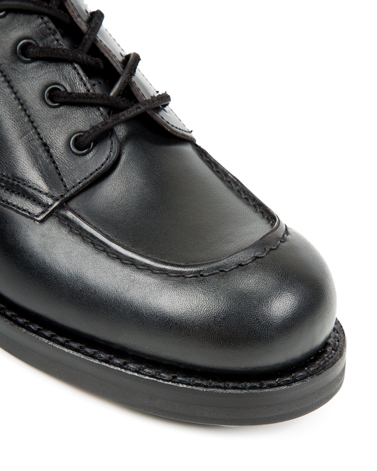 Rolling Dub Trio Coupen Low Moc - All Black Horsehide - Standard & Strange