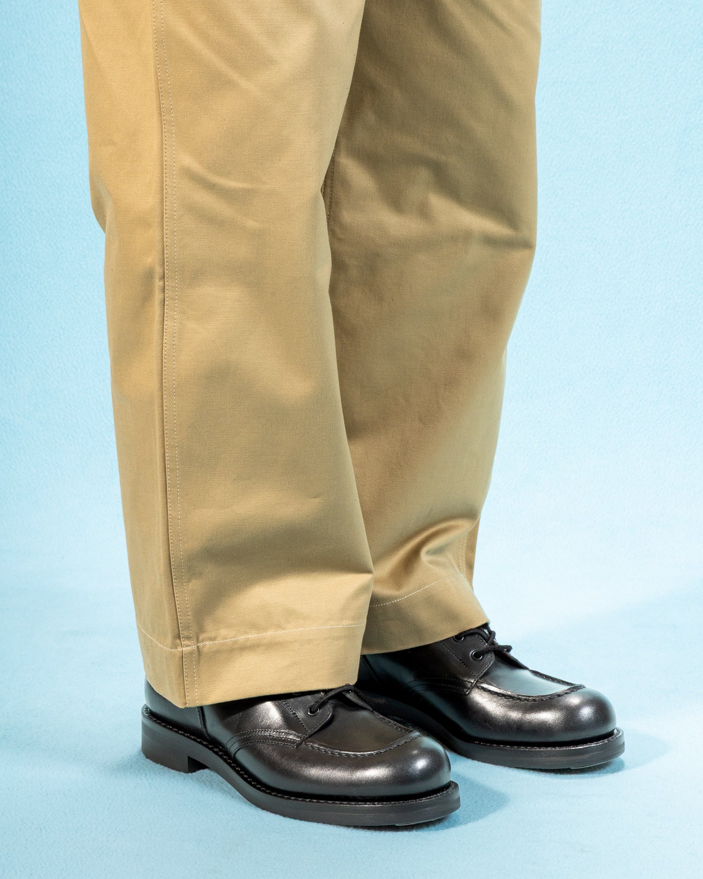 Rolling Dub Trio Coupen Low Moc - All Black Horsehide - Standard & Strange