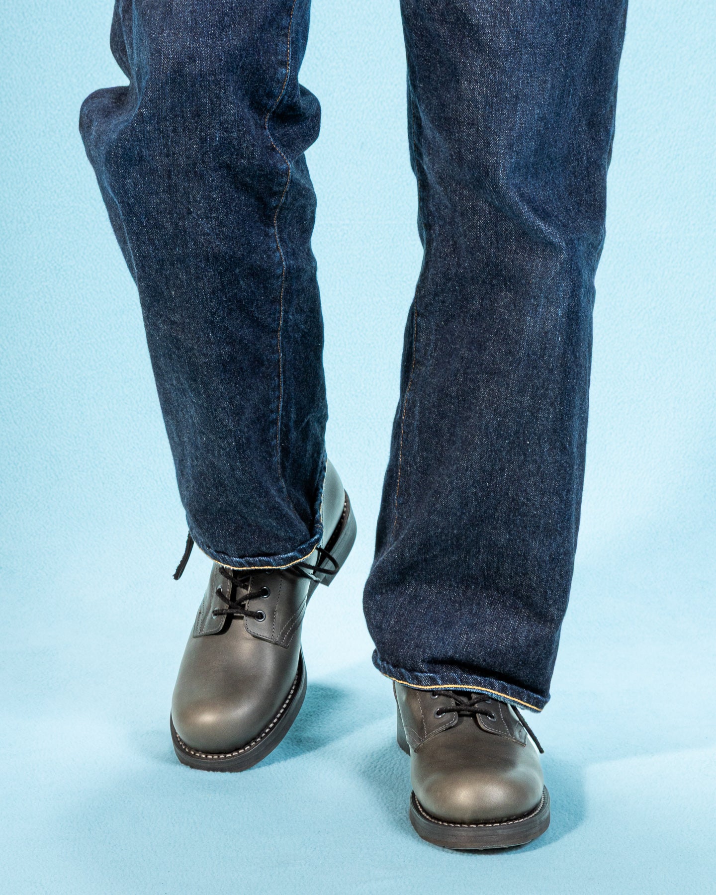 Rolling Dub Trio Coupen Mid-Cut Boots - Gray Guidi Calf - Standard & Strange