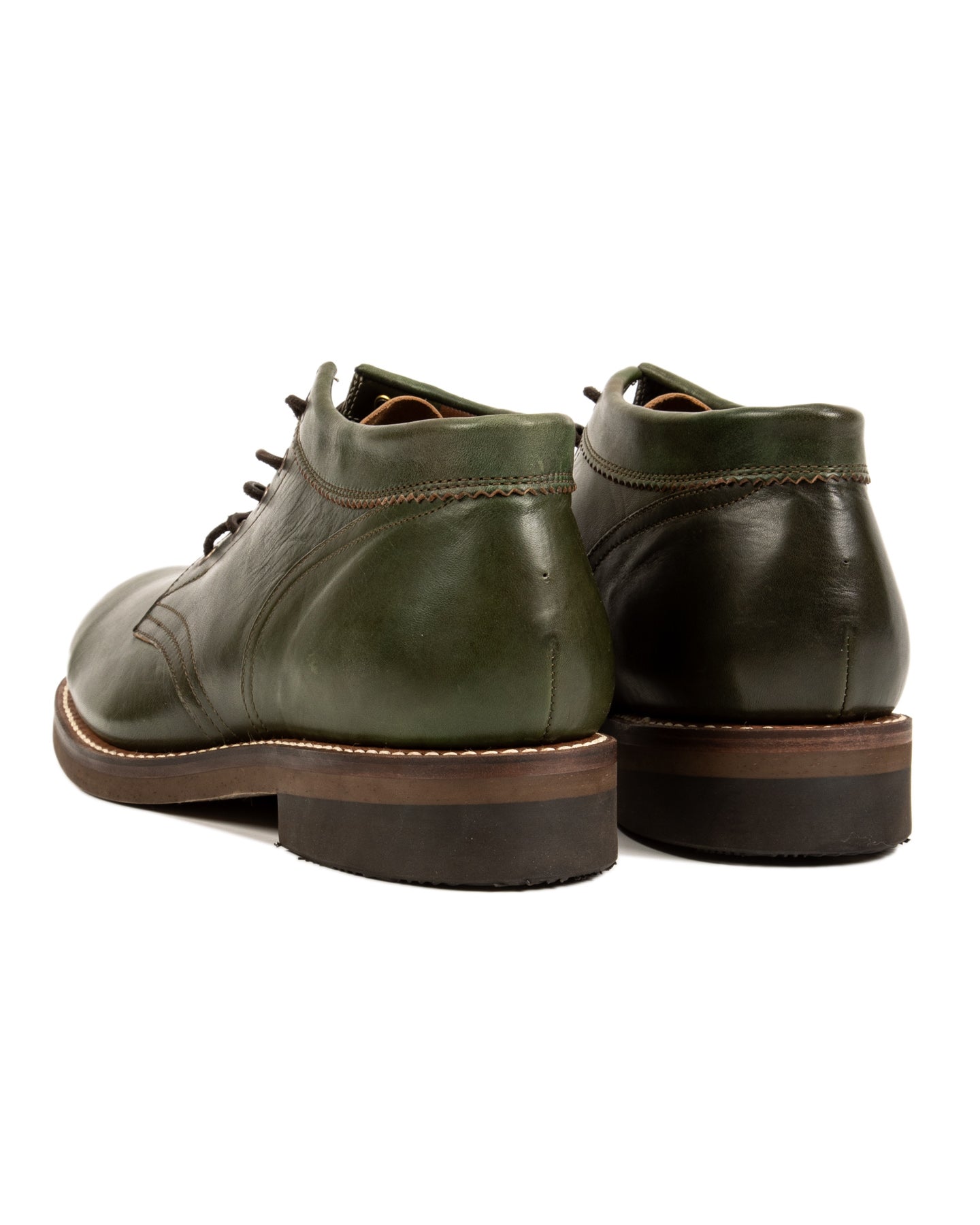 Coupen Mid Cut Boot - Green Horsehide 11