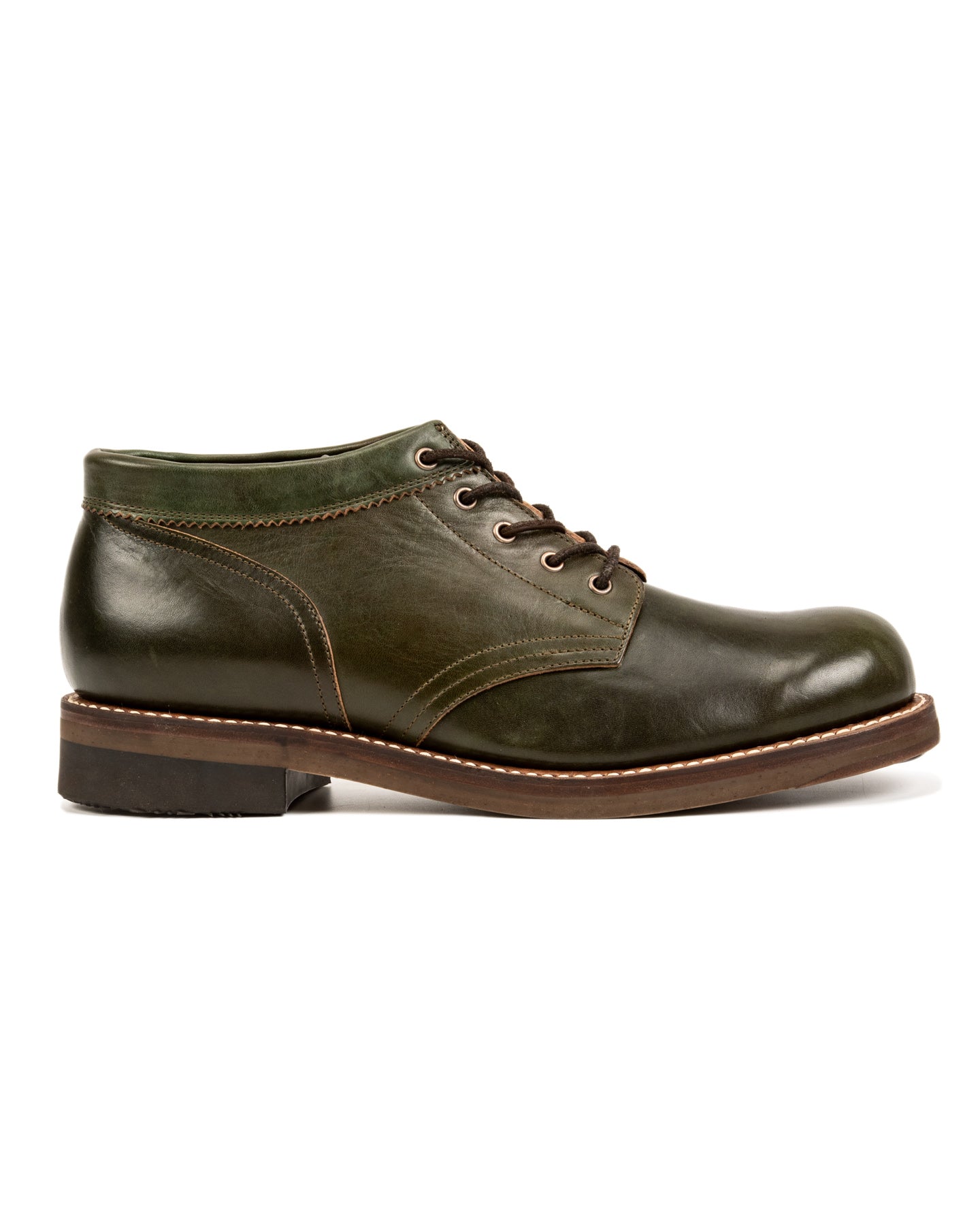 Coupen Mid Cut Boot - Green Horsehide 11