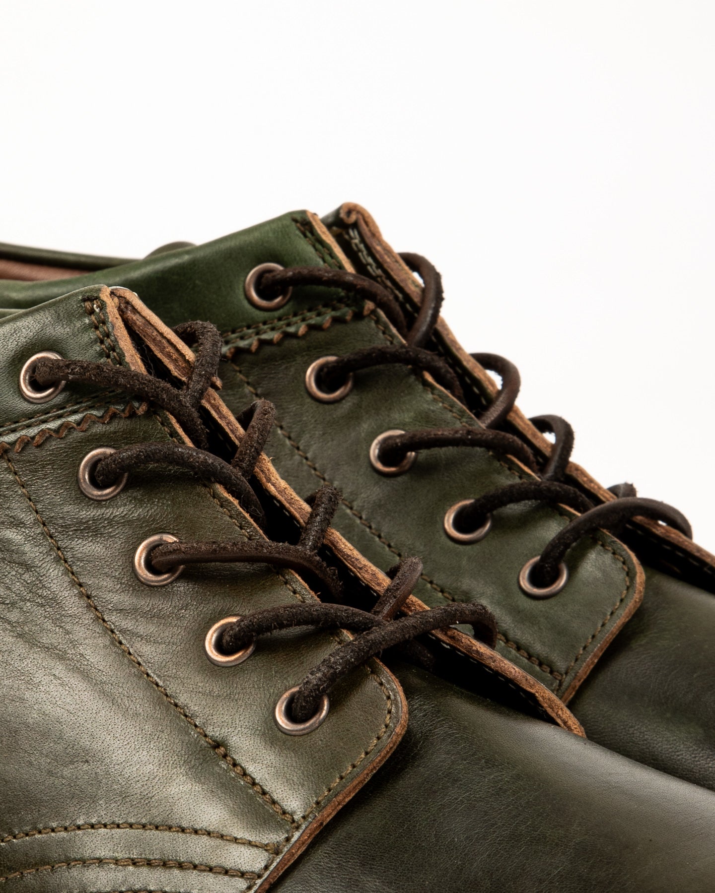 Coupen Mid Cut Boot - Green Horsehide 11