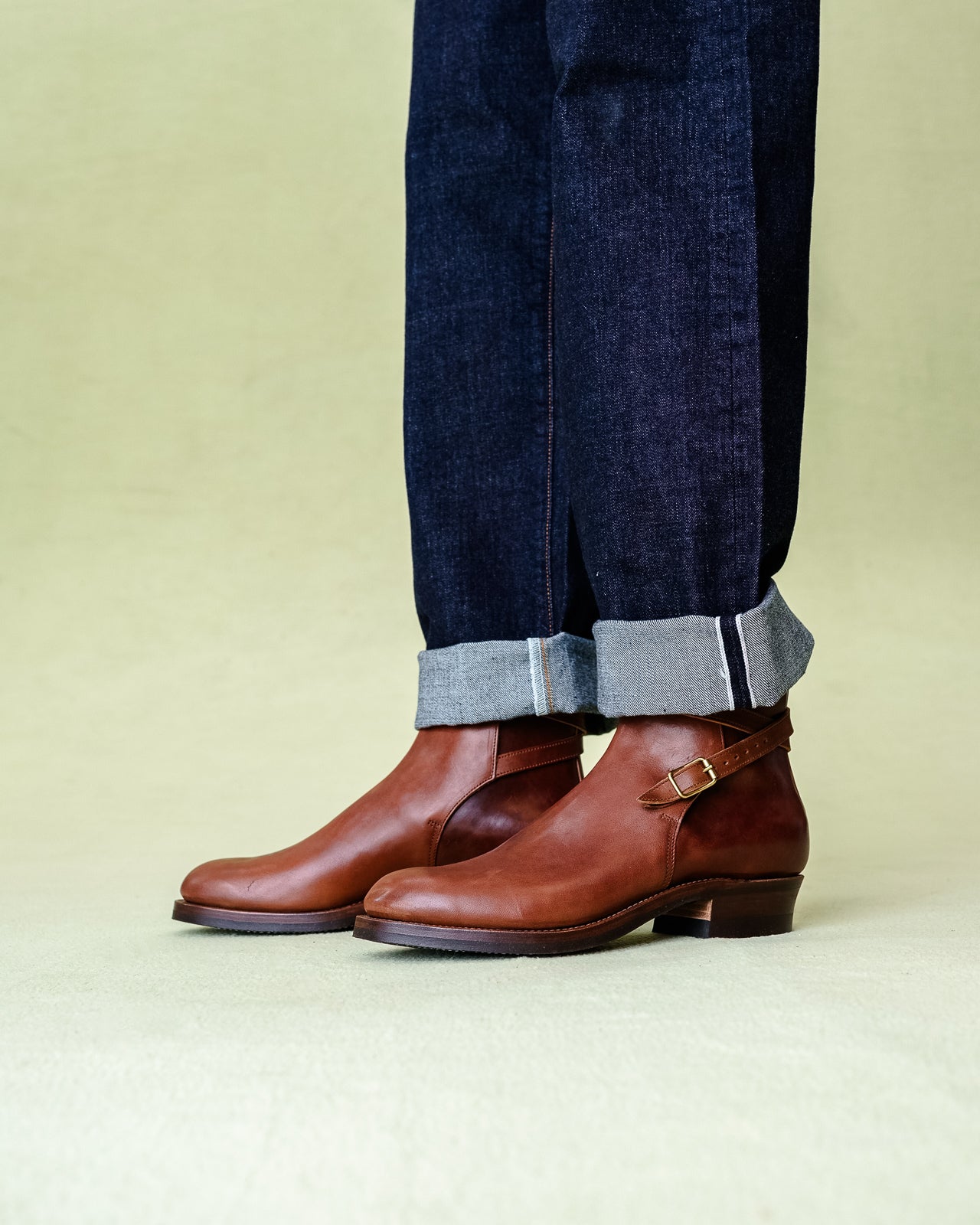 Rolling Dub Trio Griffin Jodhpur Boots - Brown Horsebutt - Standard & Strange