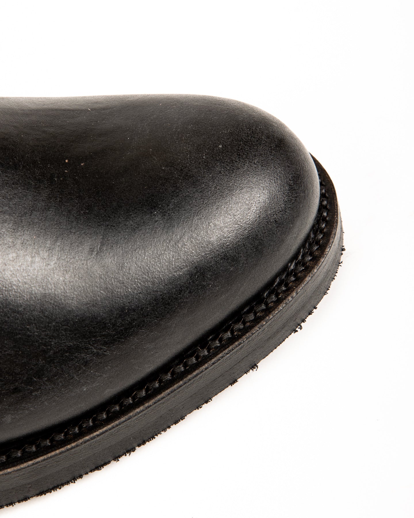 Griffin Plain Toe Boots - Black Horsebutt