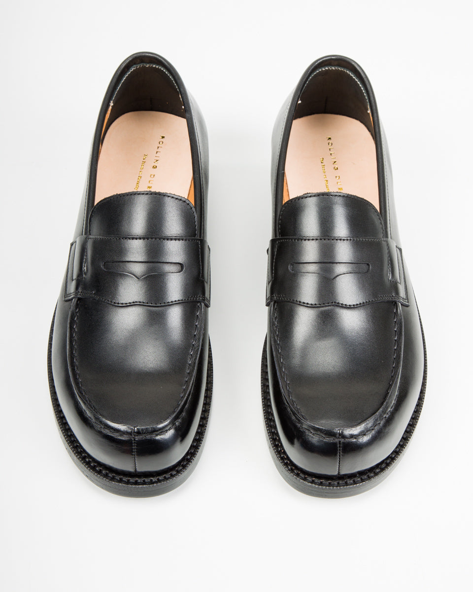 Rolling Dub Trio In'Ei Coin Loafers - Black Dutch Box Calf - Standard & Strange