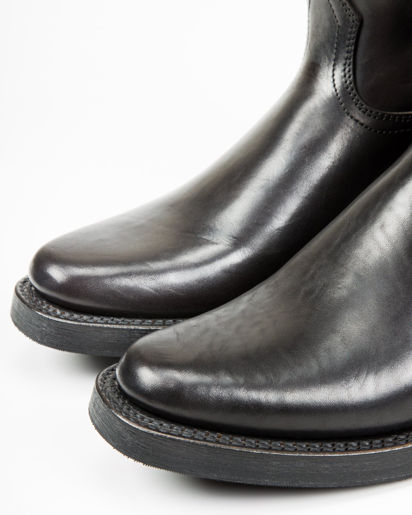 Rolling Dub Trio Loro Western Boot - Black Horsebutt - Standard & Strange