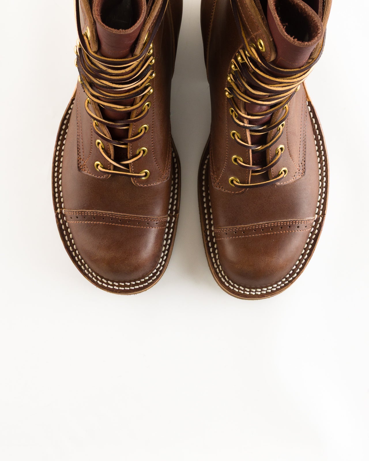 Rolling Dub Trio Roots 8.5" Boot - Brown Horsebutt - Standard & Strange