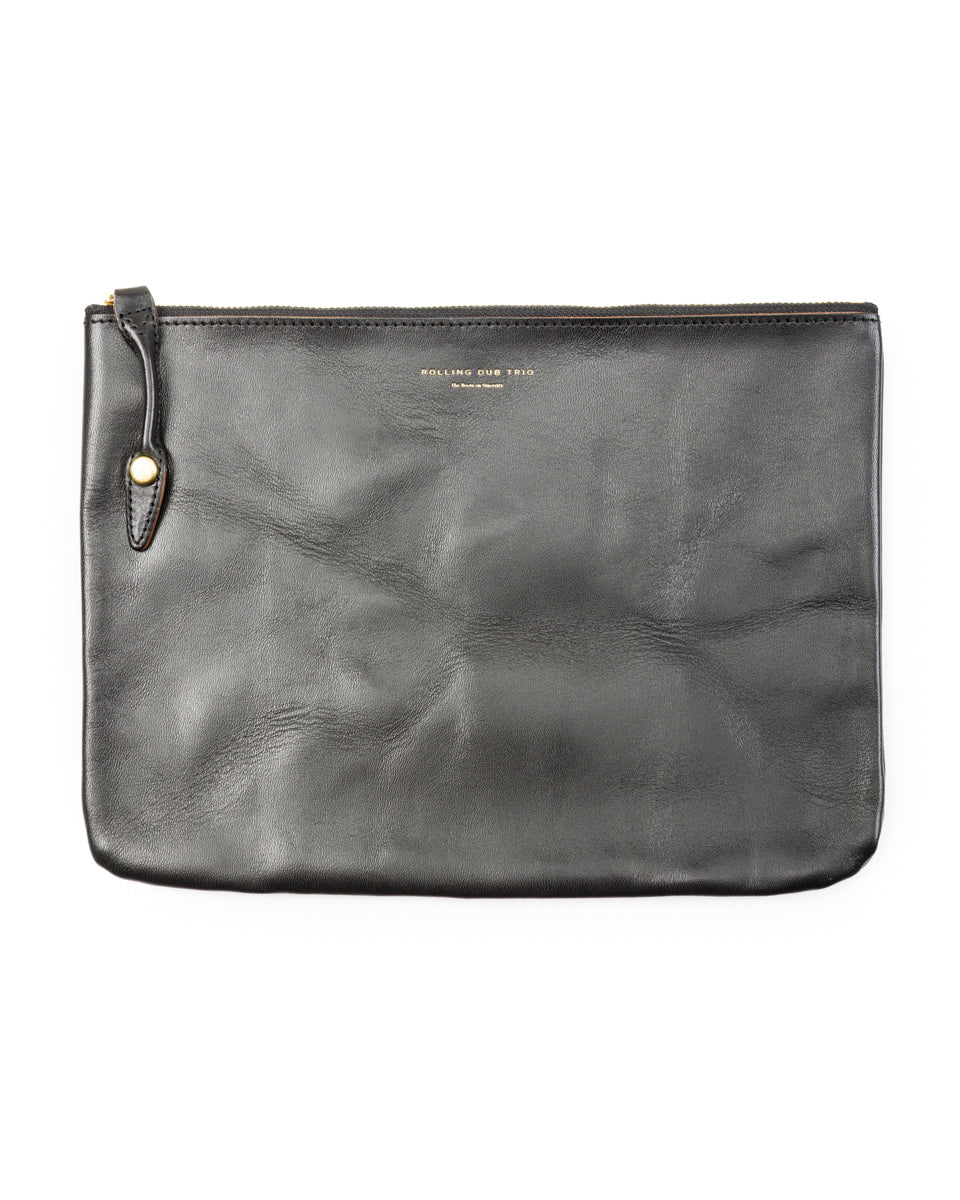 Rolling Dub Trio Square Zip + Snap Pouch - Black Horse Large - Standard & Strange