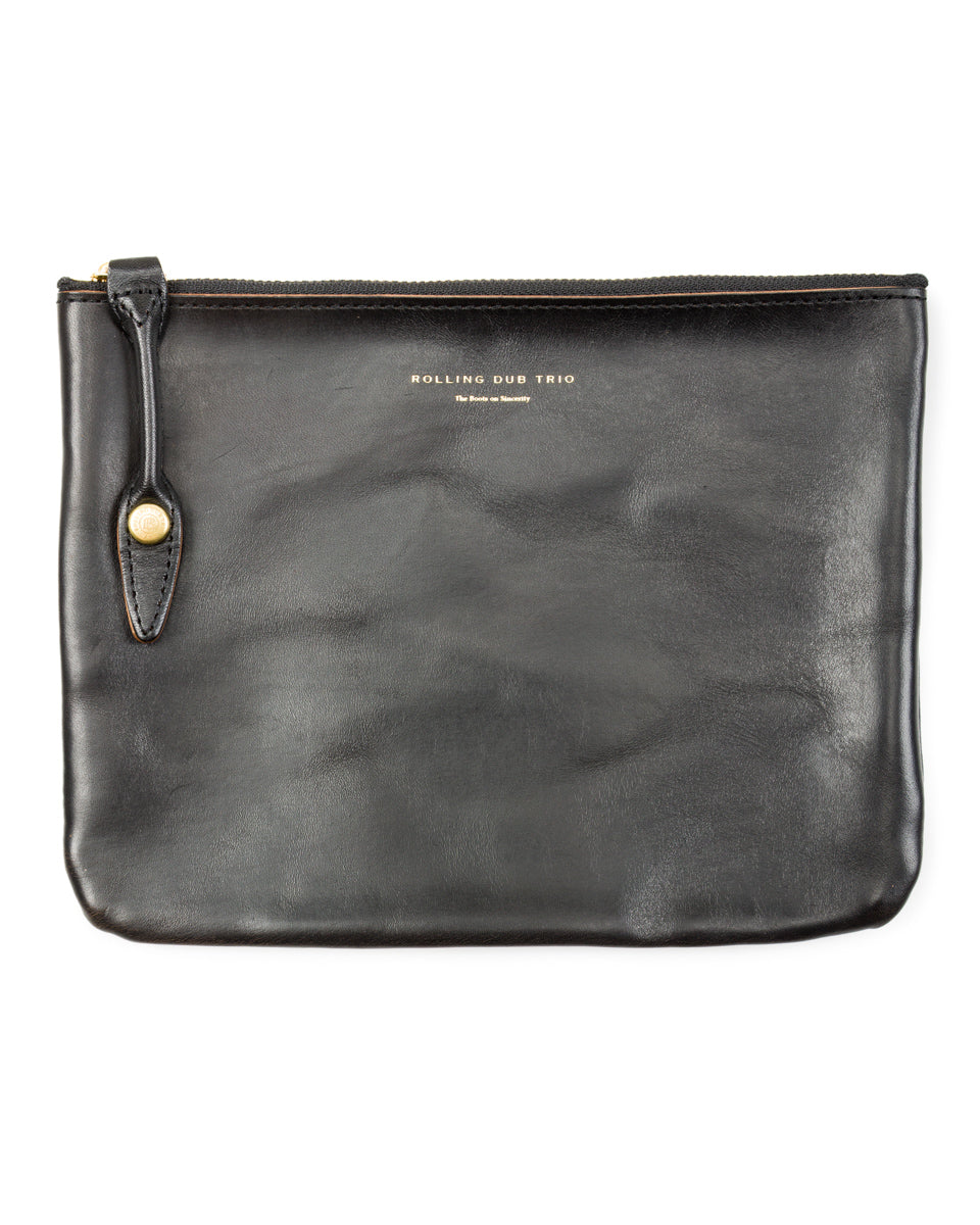 Square Zip + Snap Pouch - Black Horse Medium – Standard & Strange