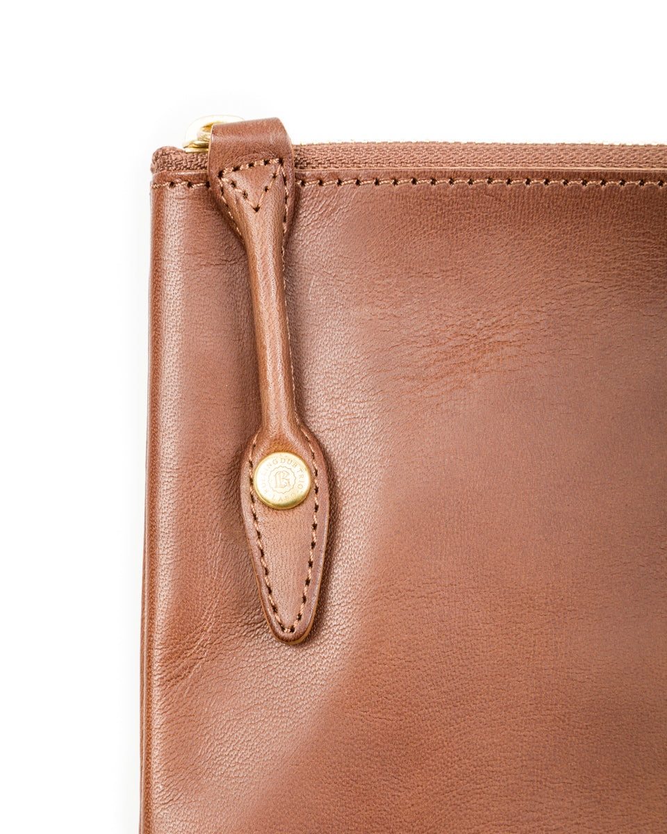 Rolling Dub Trio Square Zip + Snap Pouch - Brown Horse Large - Standard & Strange