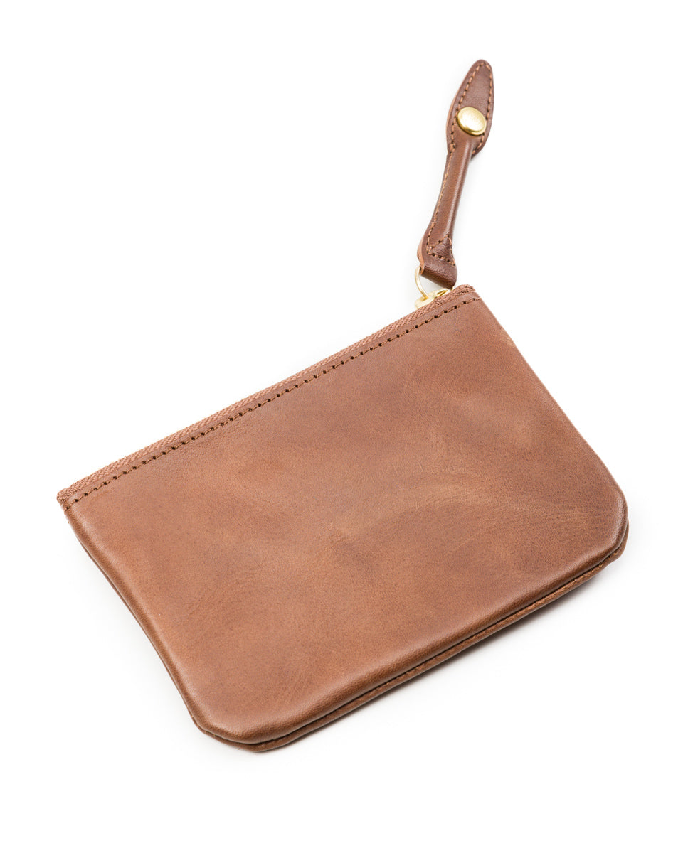 Rolling Dub Trio Square Zip + Snap Pouch - Brown Horse Small - Standard & Strange