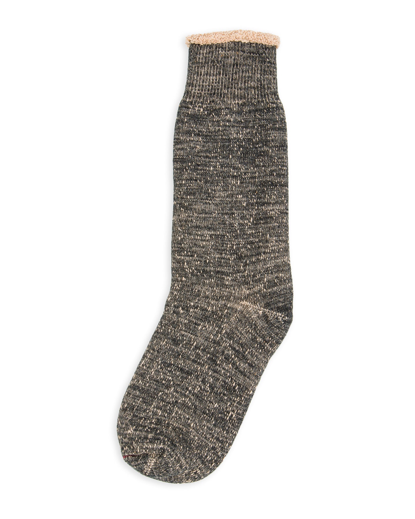 RoToTo Double Face Merino/Organic Cotton Socks - Black/Brown - Standard & Strange