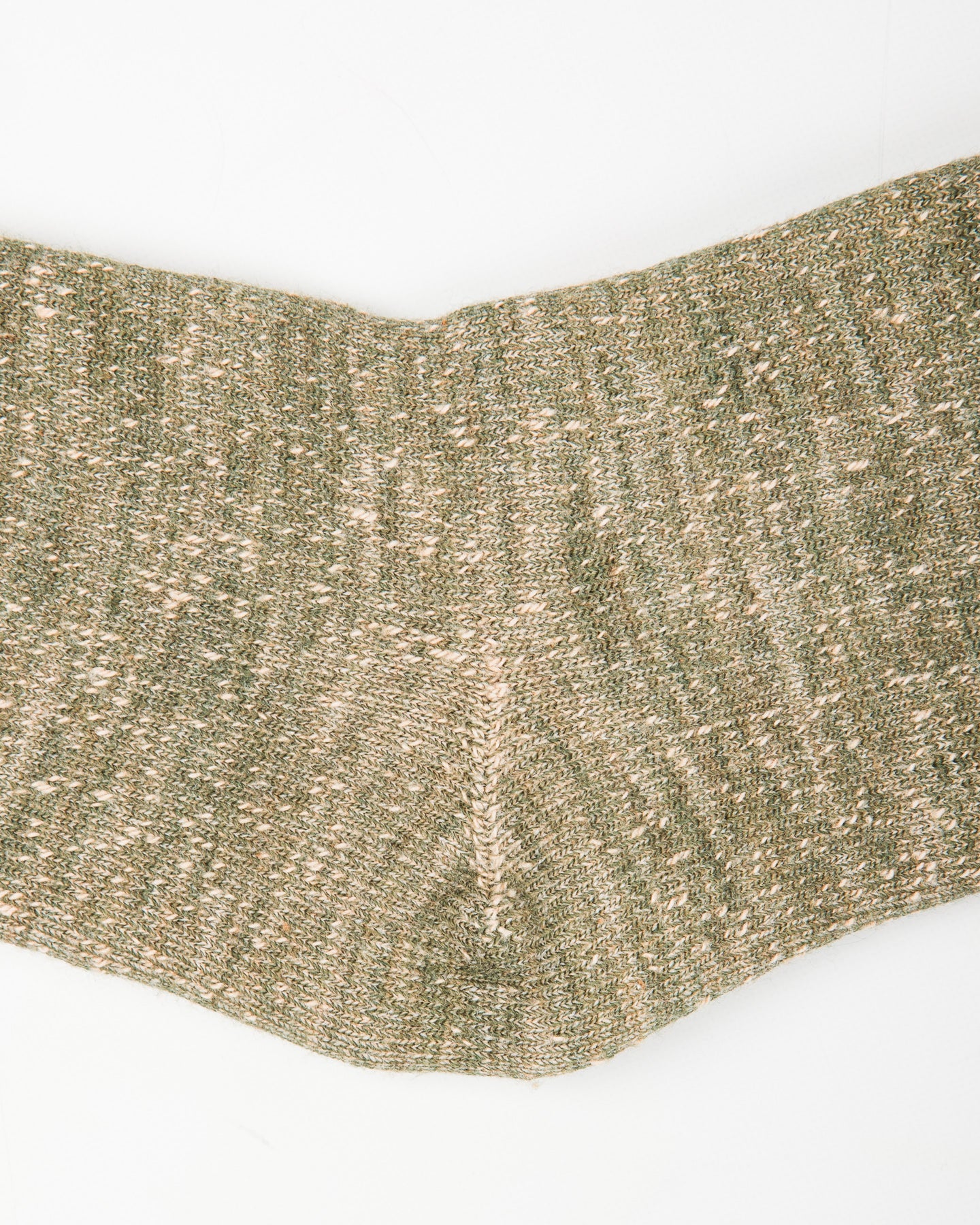 RoToTo Double Face Merino/Organic Cotton Socks - Green/Brown - Standard & Strange