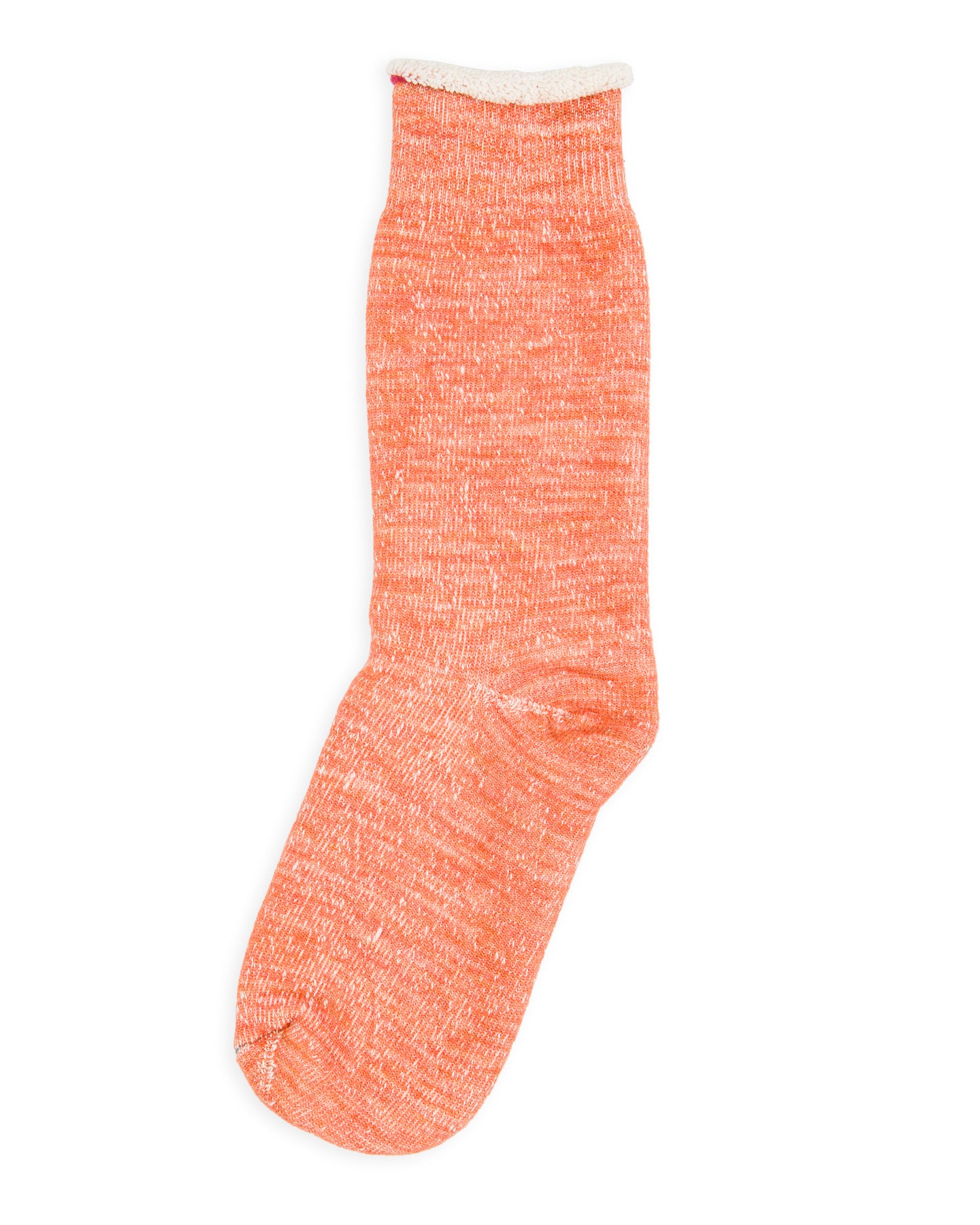 RoToTo Double Face Merino/Organic Cotton Socks - Orange - Standard & Strange
