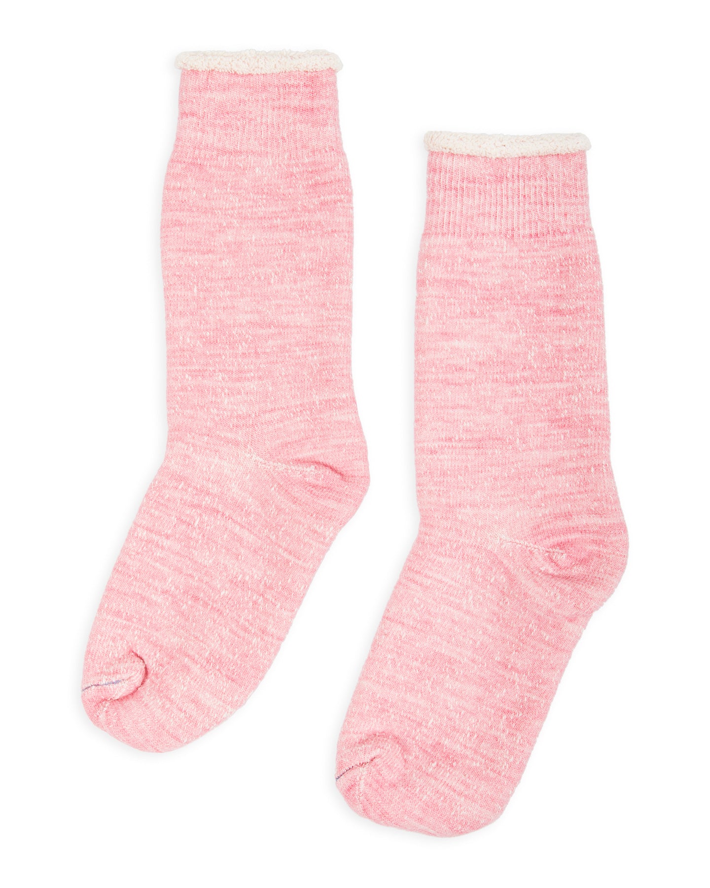 RoToTo Double Face Merino/Organic Cotton Socks - Pink - Standard & Strange