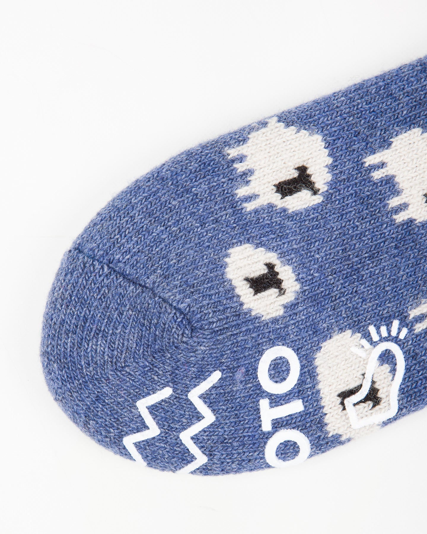 RoToTo Pile Room Socks "Sheep" - Blue - Standard & Strange