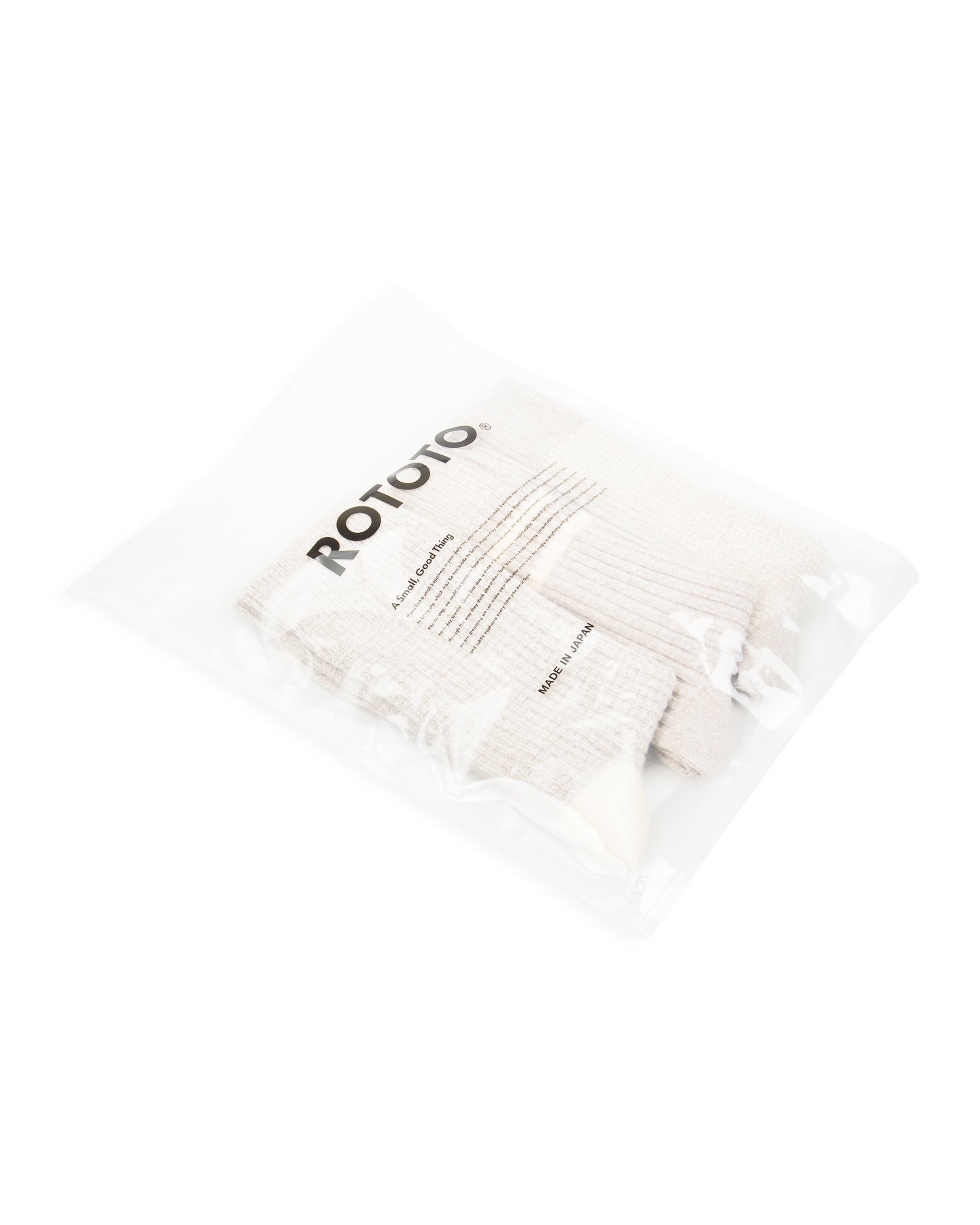 RoToTo Recycled Cotton/Wool Daily 3-pack Socks - Gray/Off White - Standard & Strange