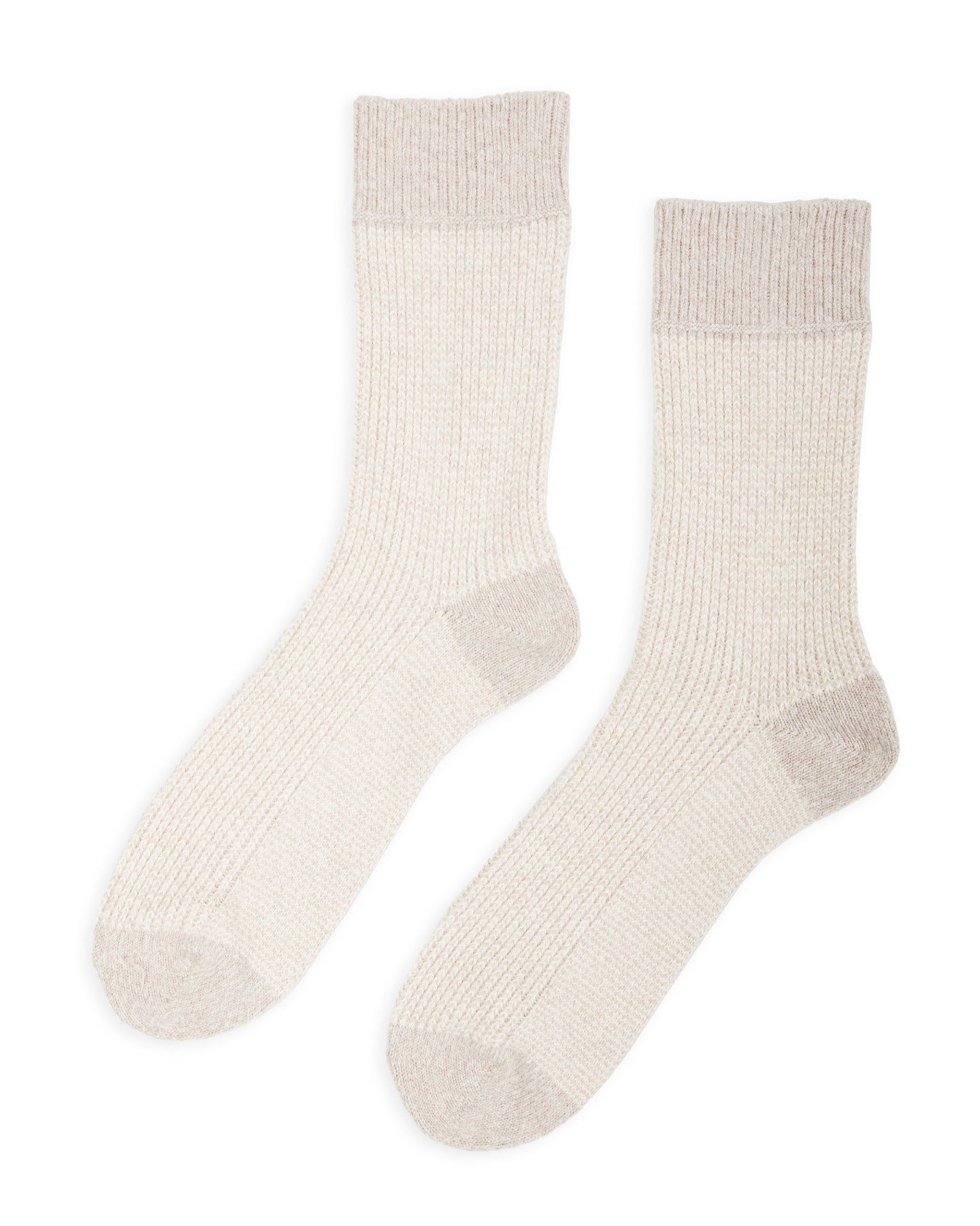 RoToTo Recycled Cotton/Wool Daily 3-pack Socks - Gray/Off White - Standard & Strange