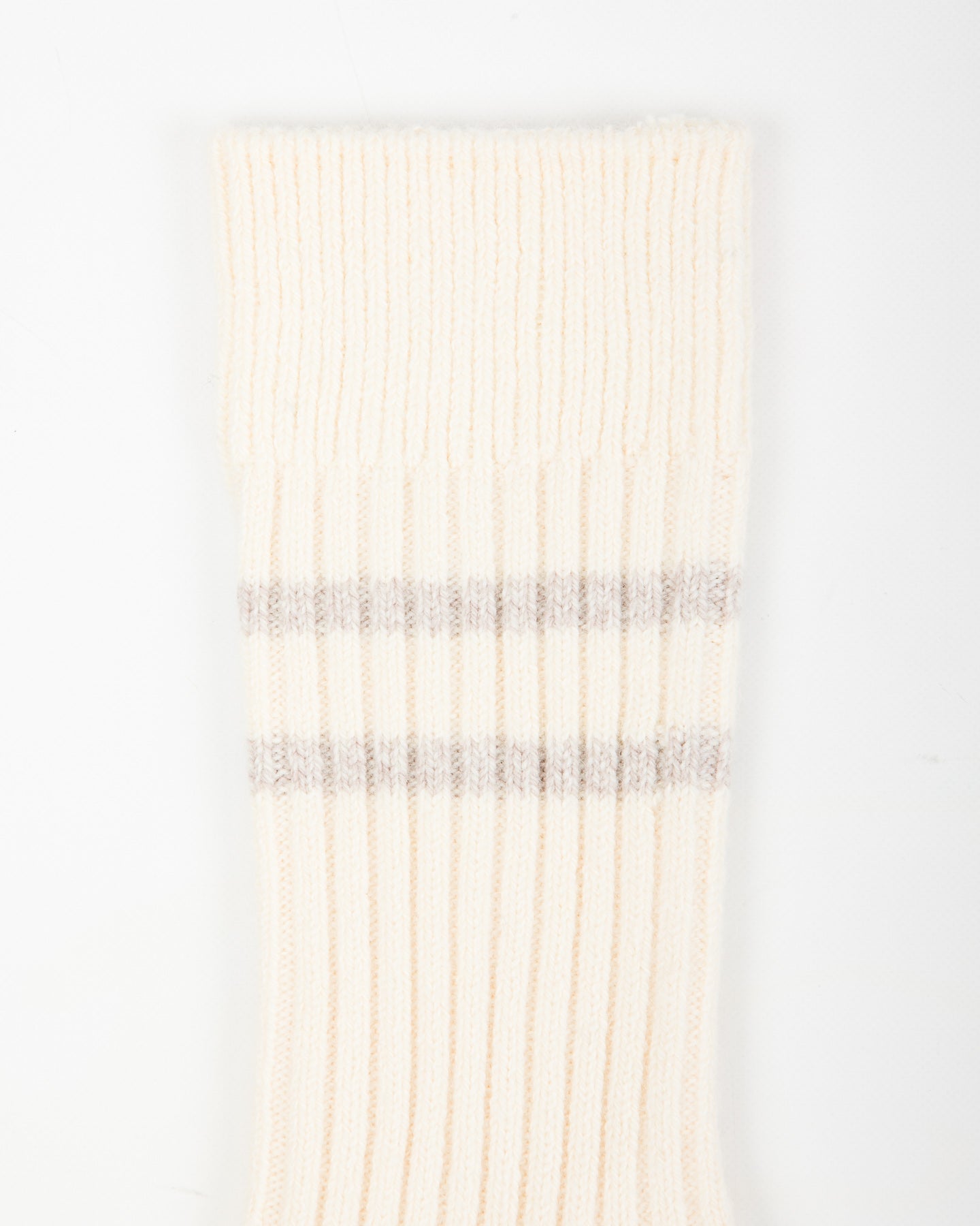 RoToTo Recycled Cotton/Wool Daily 3-pack Socks - Off White/Gray - Standard & Strange