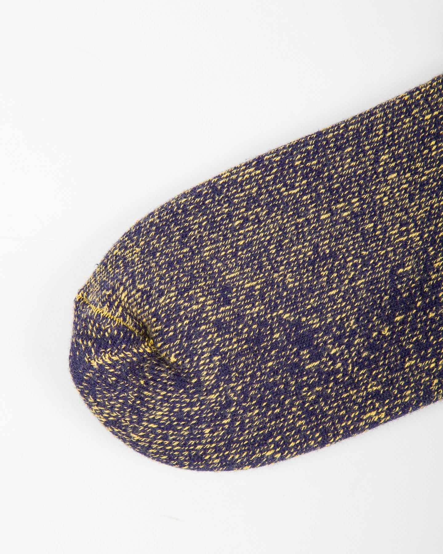 RoToTo Reversible Pile Socks - Navy/Yellow - Standard & Strange