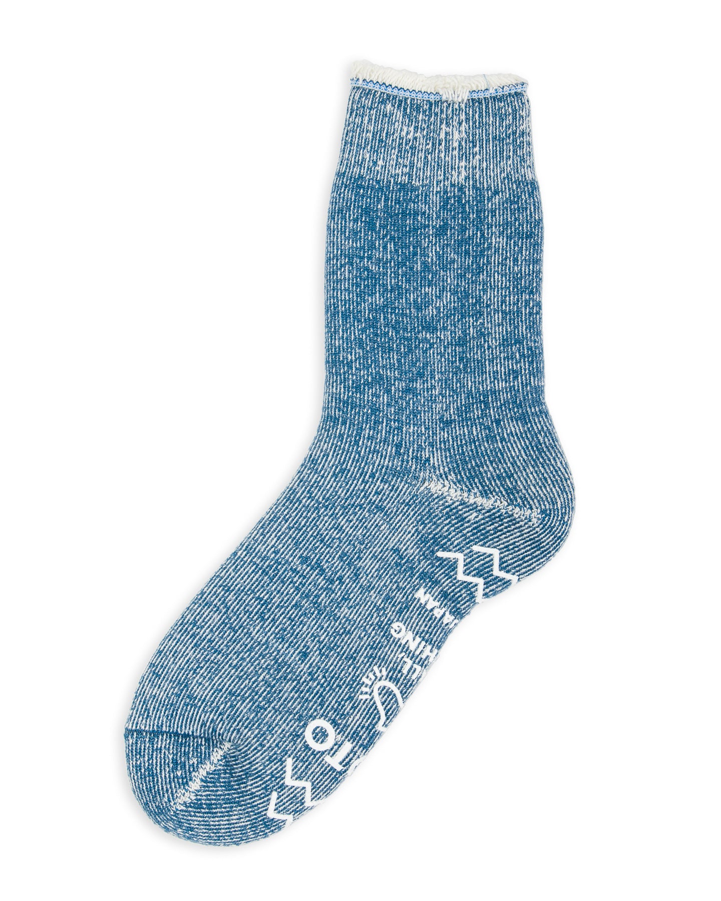 RoToTo Shaggy Pile Room Socks - Dark Blue - Standard & Strange