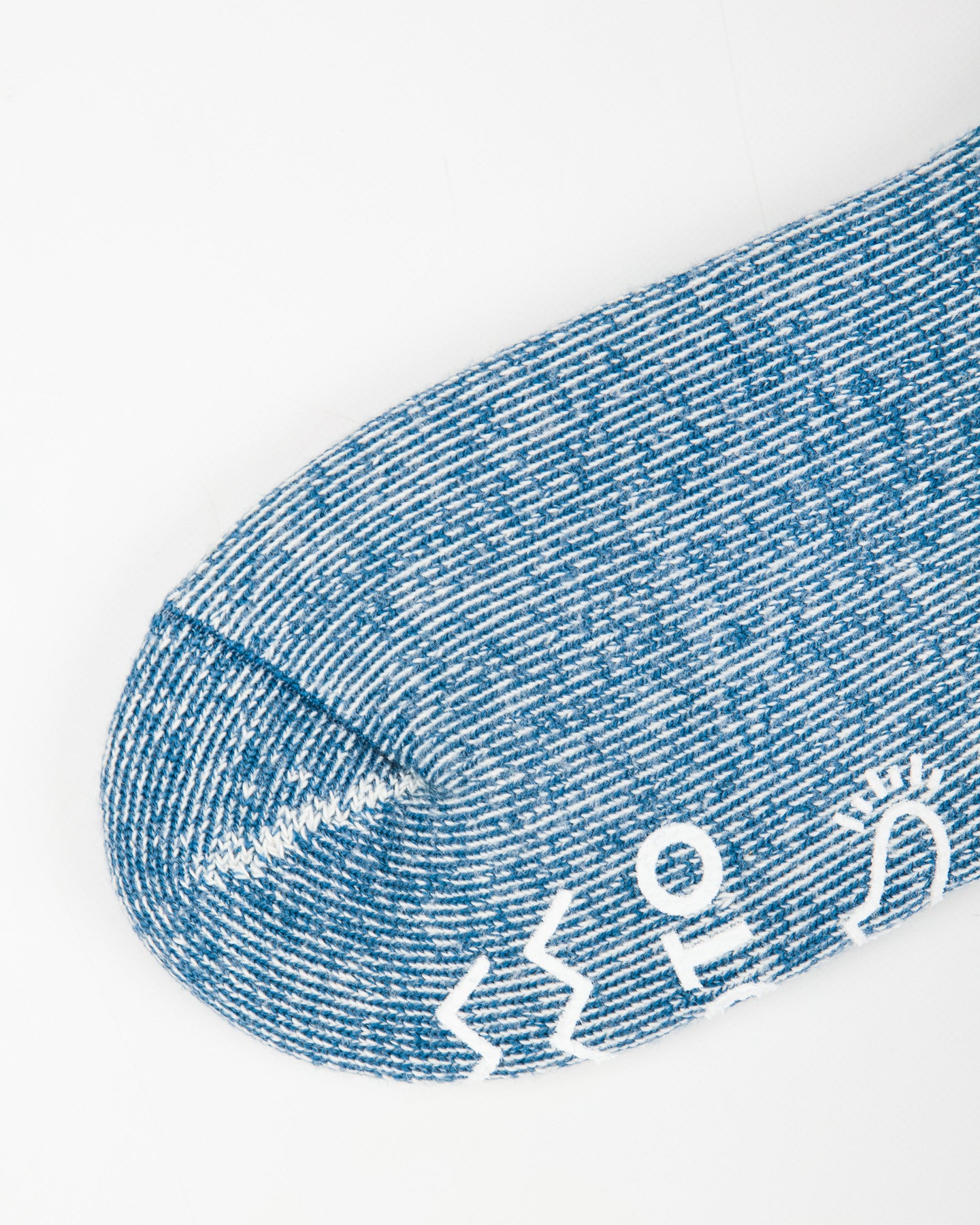 RoToTo Shaggy Pile Room Socks - Dark Blue - Standard & Strange