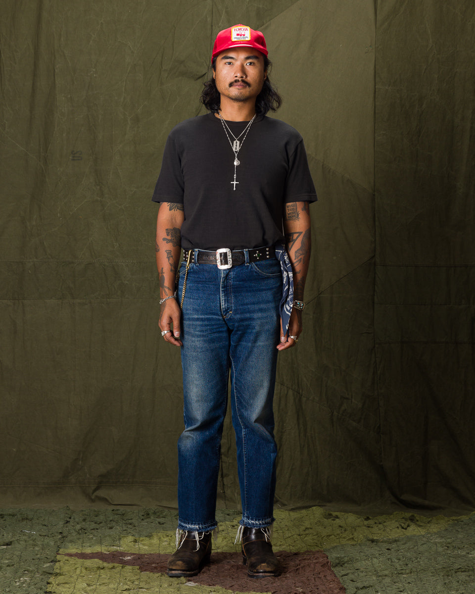 Standard & Strange Wakayama Special Loopwheel Tee - Black - Standard & Strange